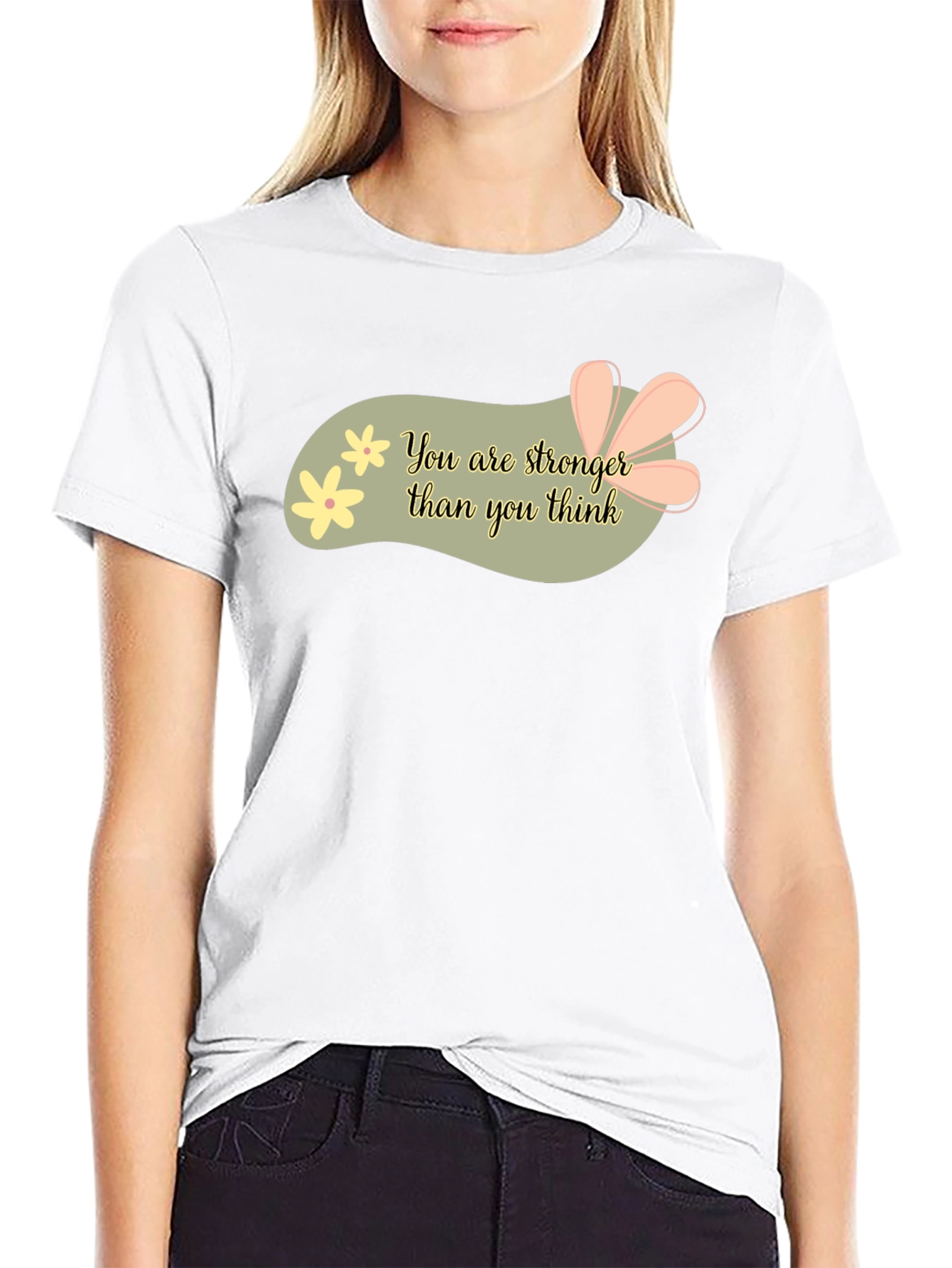 Stronger Than You Think Graphic Tee - Motivational T-Shirt