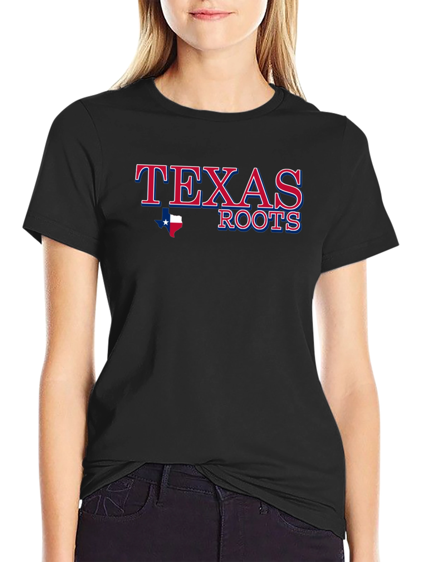 Texas Roots Black T-Shirt