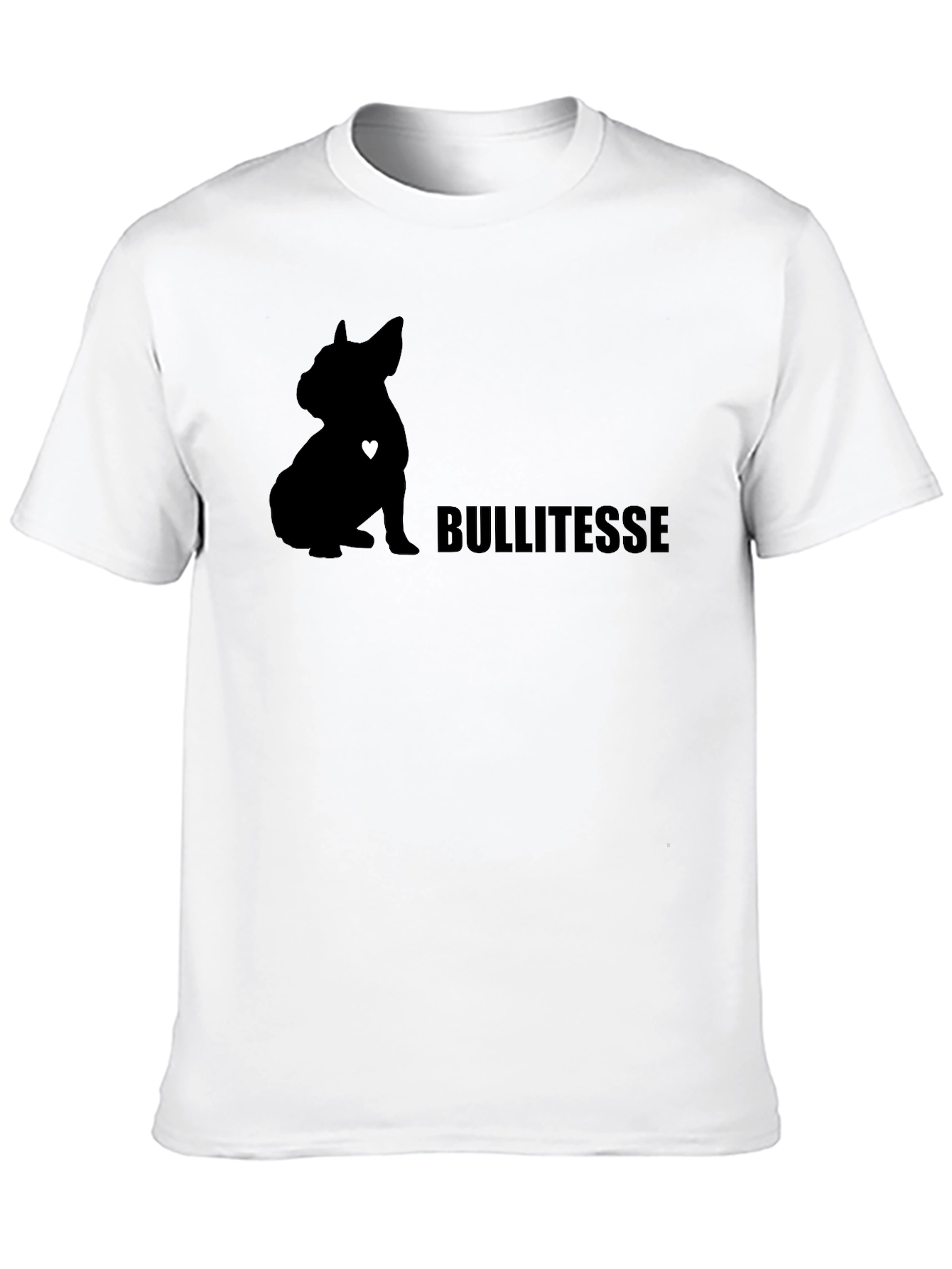 Bullitesse Dog Graphic T-Shirt - Unisex Black Tee