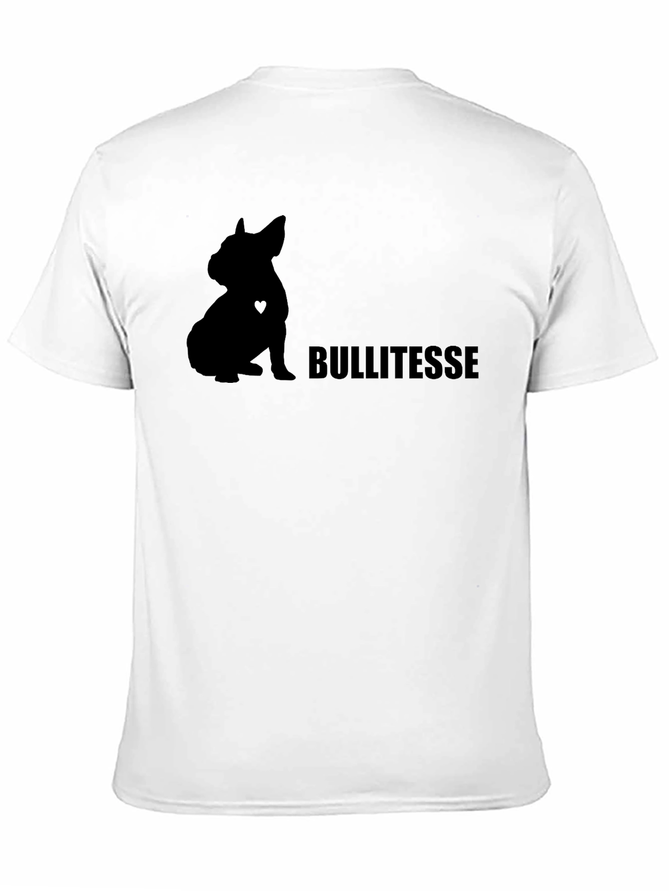 Bullitesse Dog Graphic T-Shirt - Unisex Black Tee