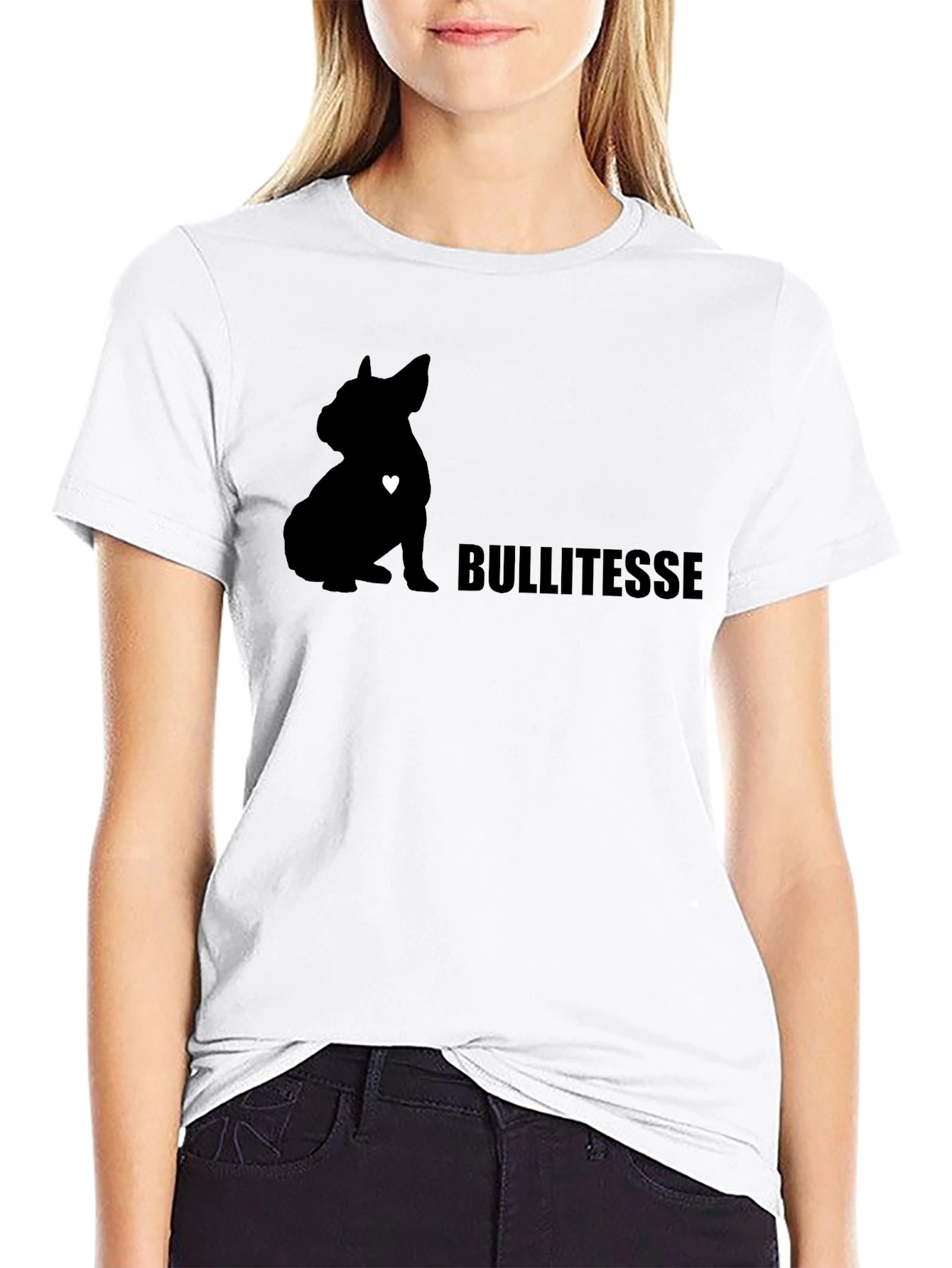 Bullitesse Dog Graphic T-Shirt - Unisex Black Tee