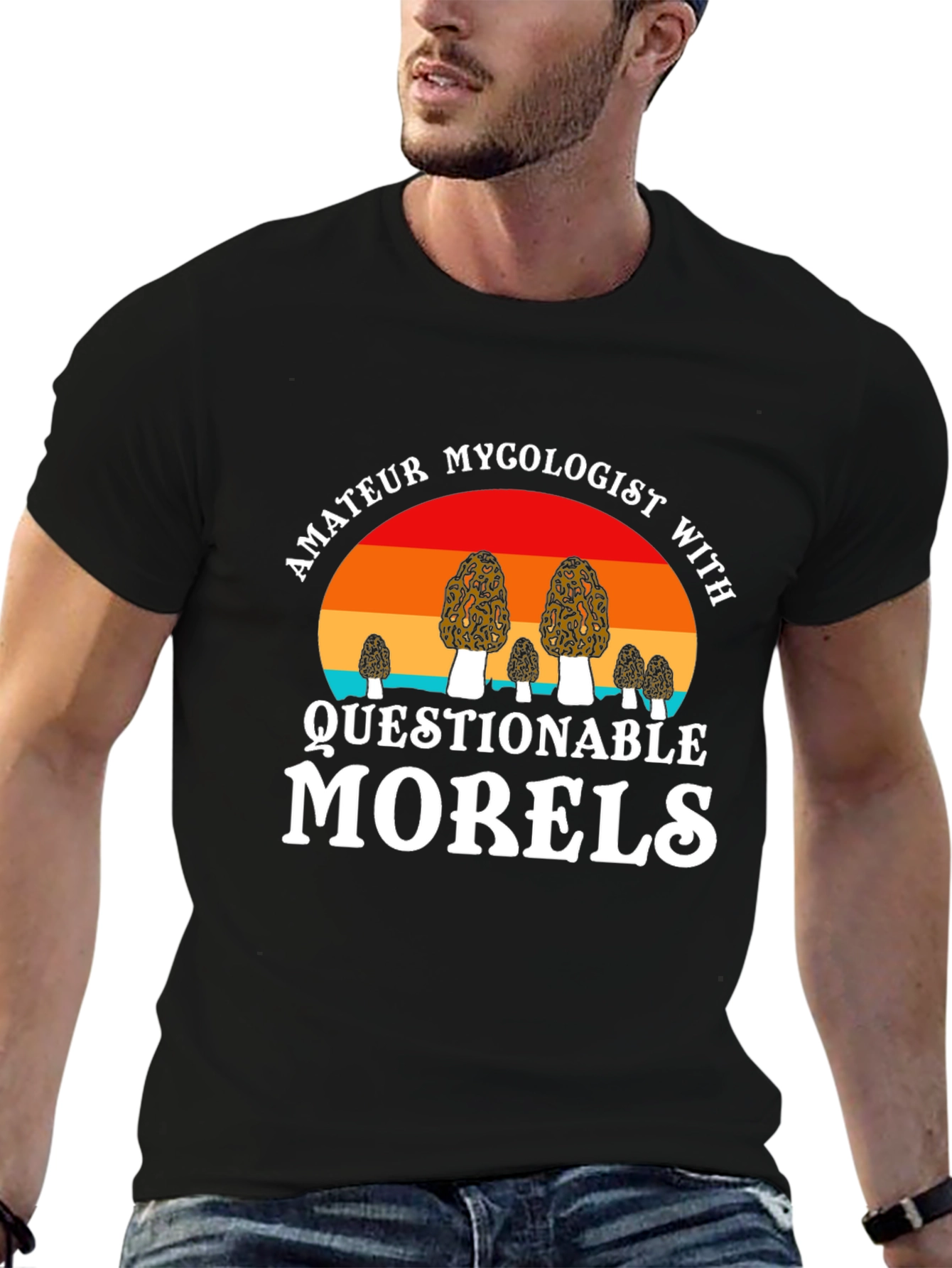 Amateur Mycologist Questionable Morels Graphic Tee