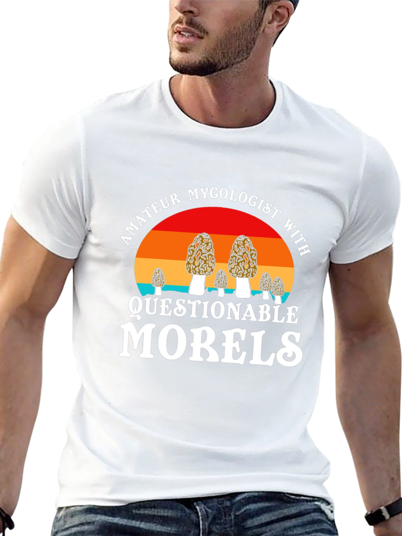 Amateur Mycologist Questionable Morels Graphic Tee
