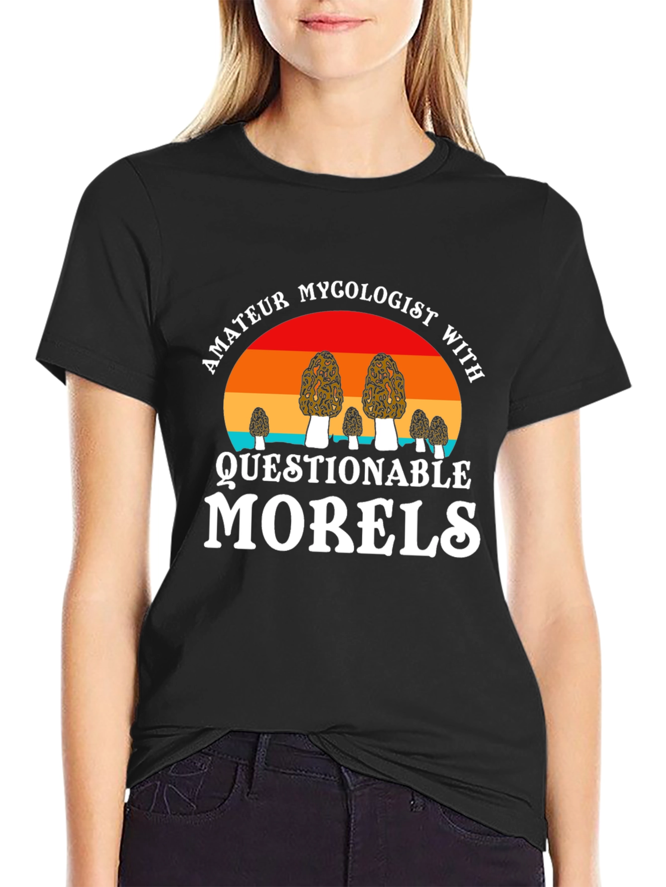 Amateur Mycologist Questionable Morels Graphic Tee