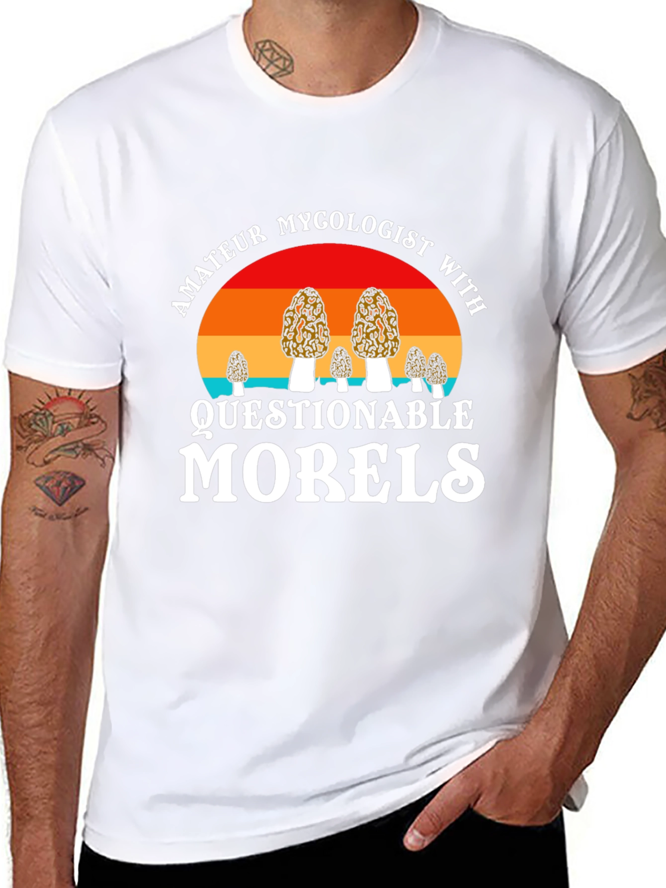 Amateur Mycologist Questionable Morels Graphic Tee