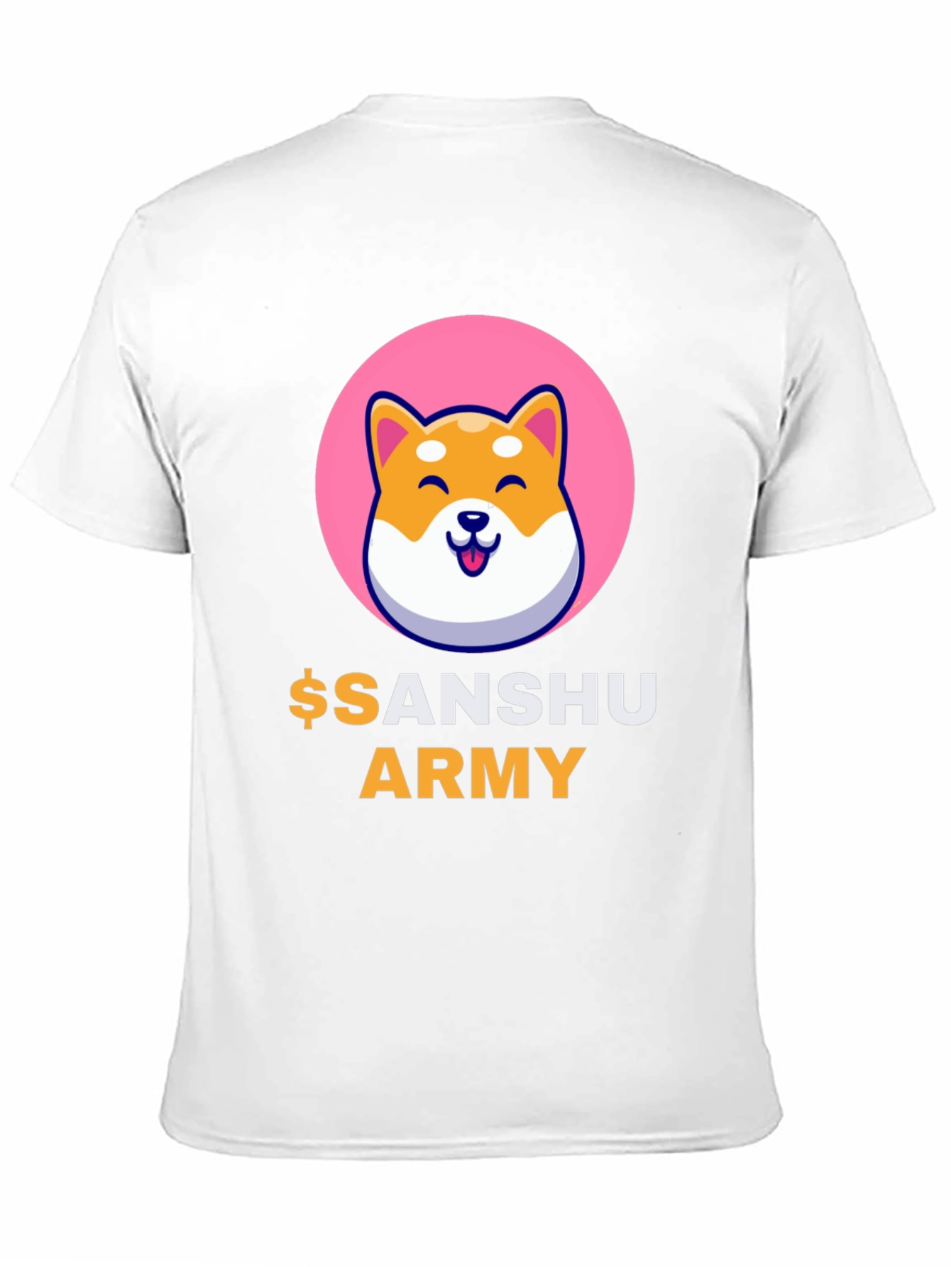Sanshu Army Crypto Doge T-Shirt - Black