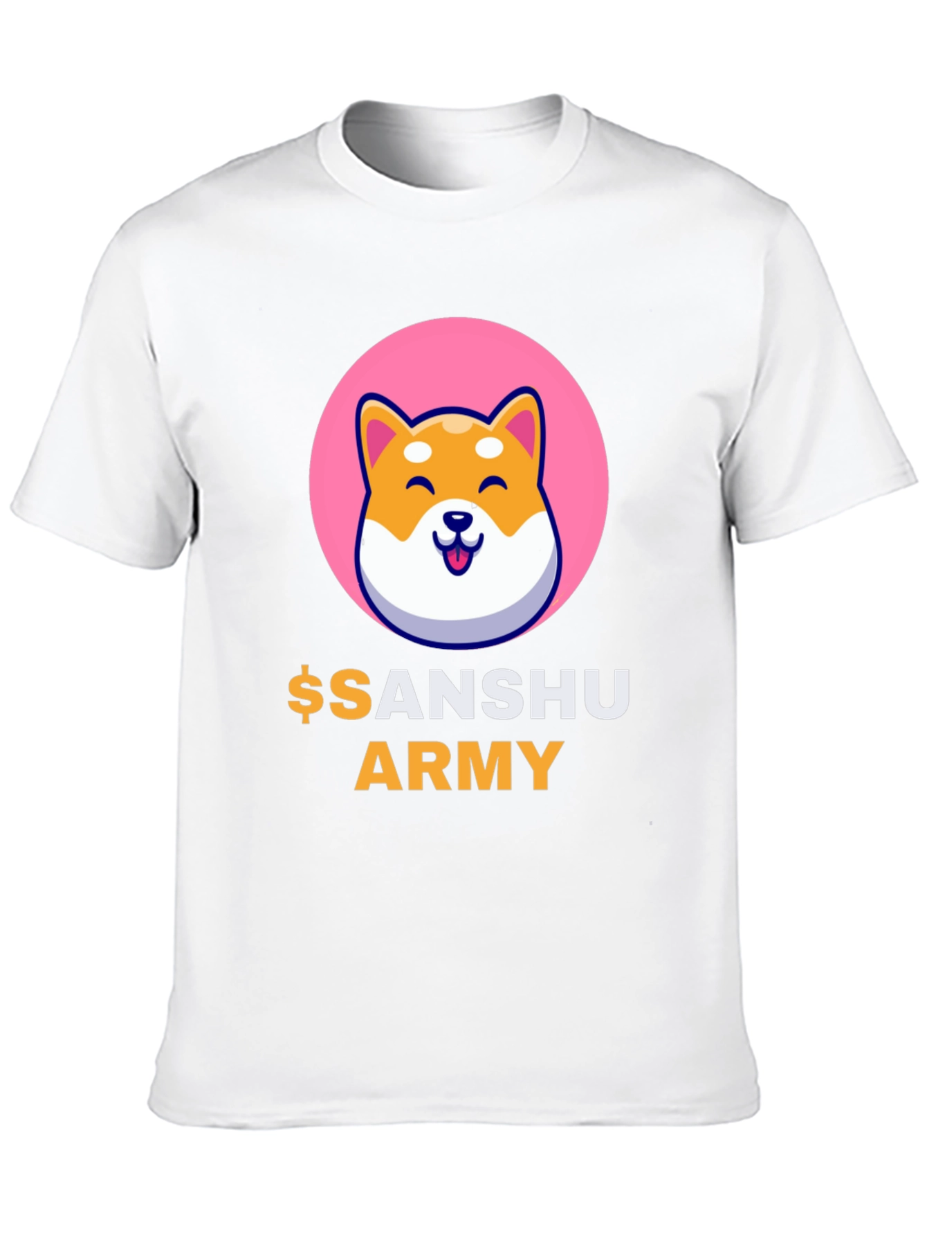 Sanshu Army Crypto Doge T-Shirt - Black