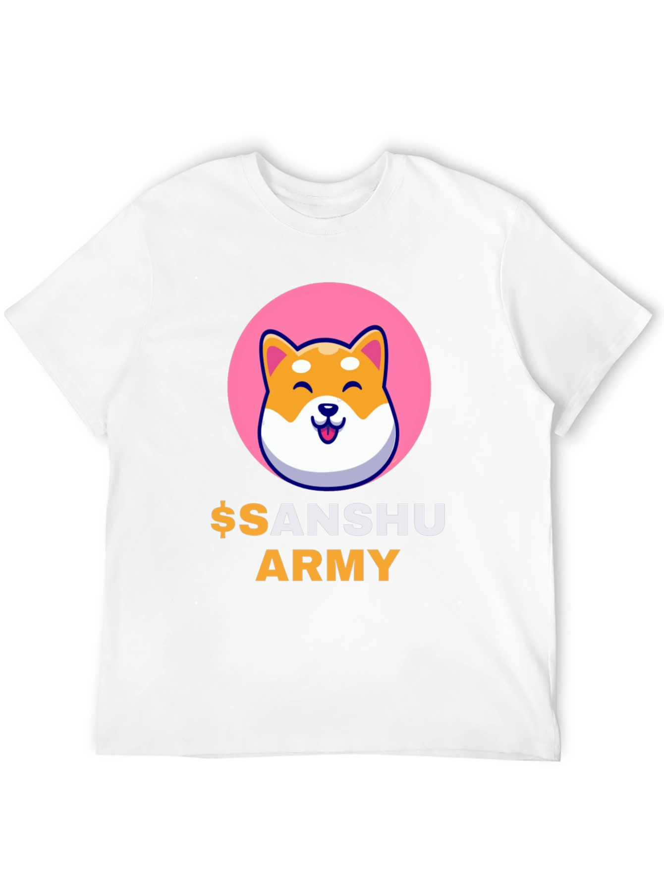 Sanshu Army Crypto Doge T-Shirt - Black
