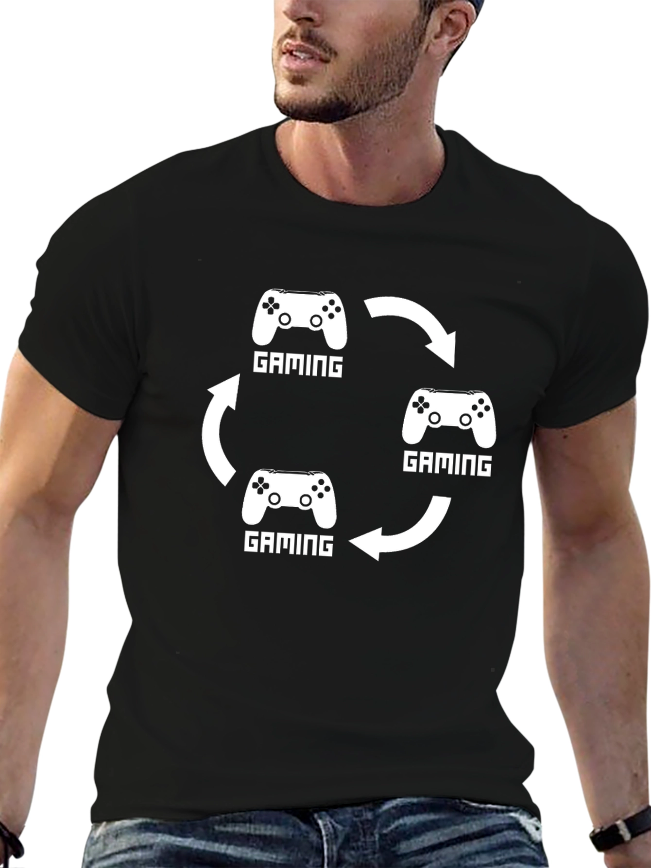 Gaming Cycle T-Shirt - Gamers Life