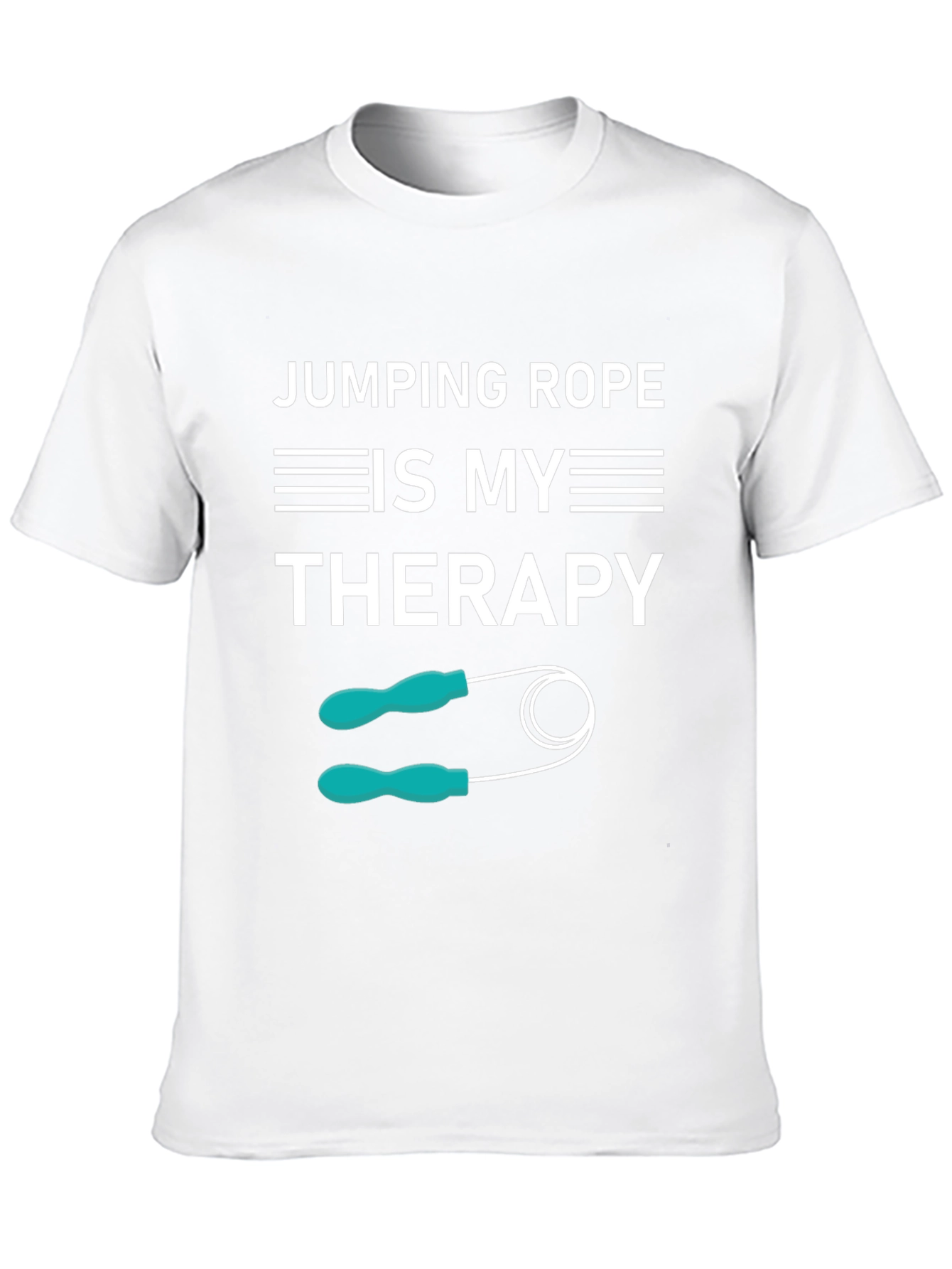 Jumping Rope Therapy Tee - Exercise Motivation Shirt