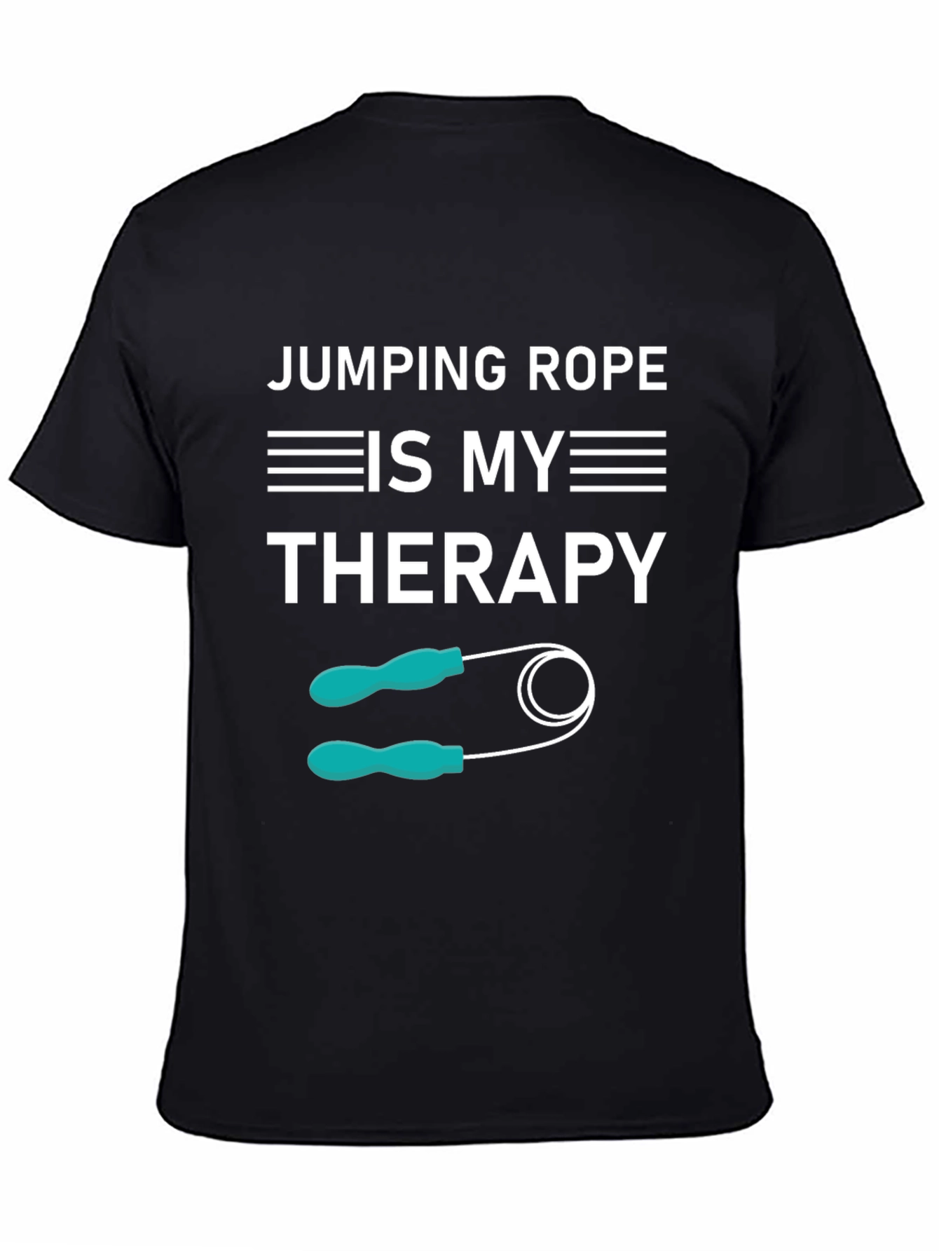 Jumping Rope Therapy Tee - Exercise Motivation Shirt