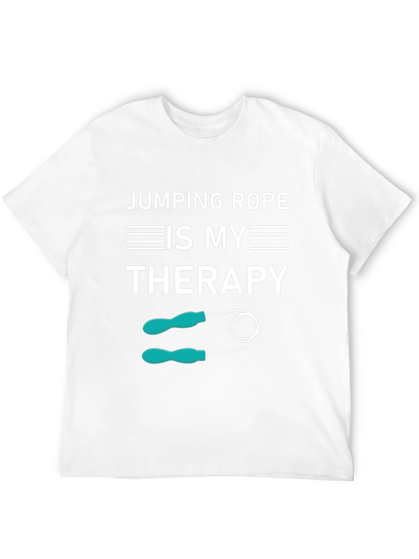 Jumping Rope Therapy Tee - Exercise Motivation Shirt