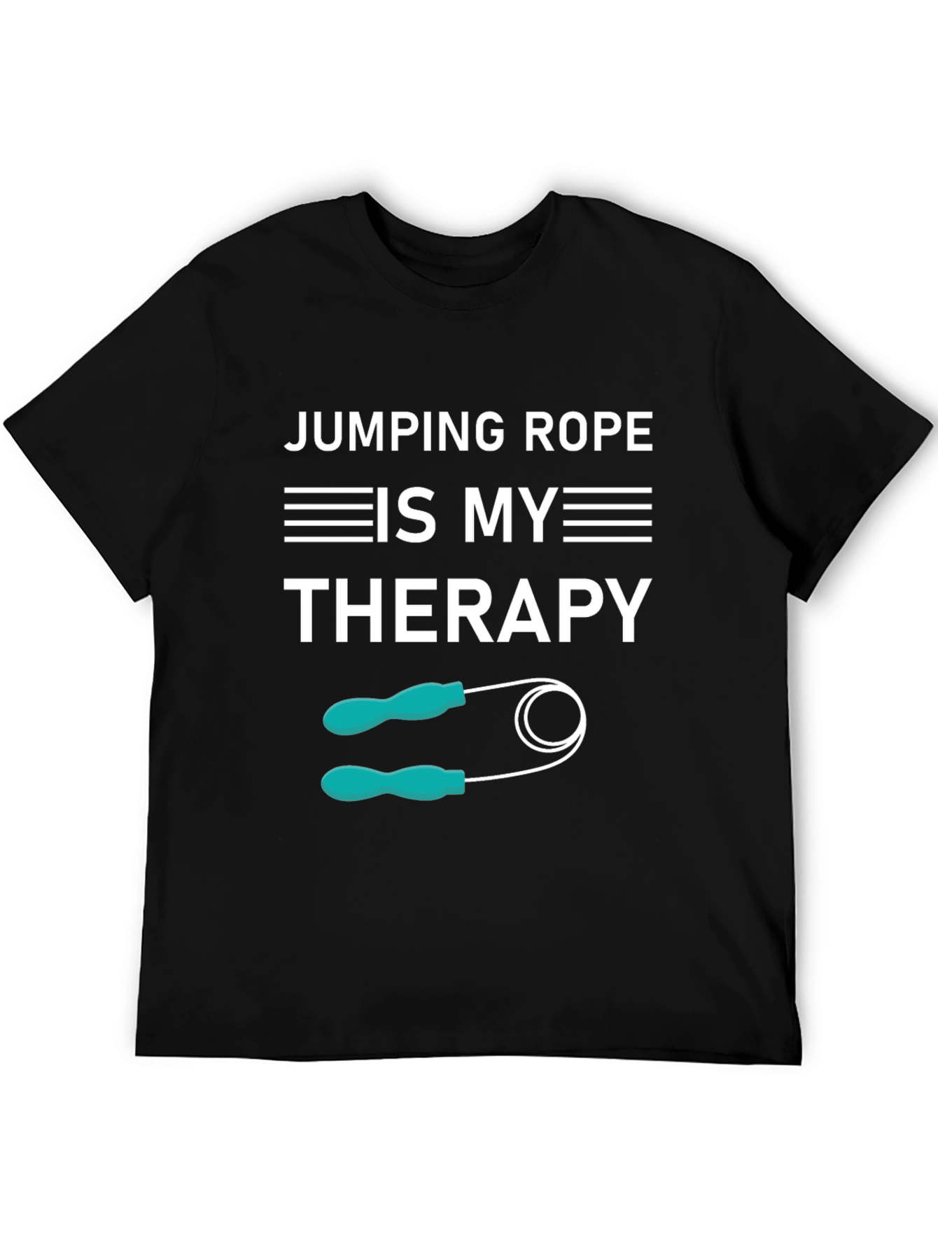 Jumping Rope Therapy Tee - Exercise Motivation Shirt