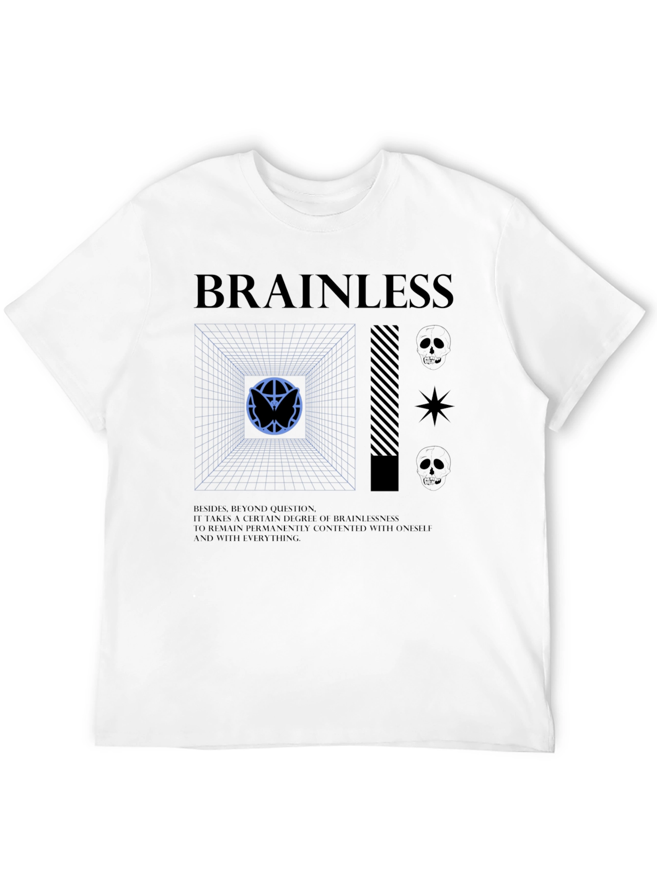 Brainless Graphic T-Shirt: Edgy Streetwear