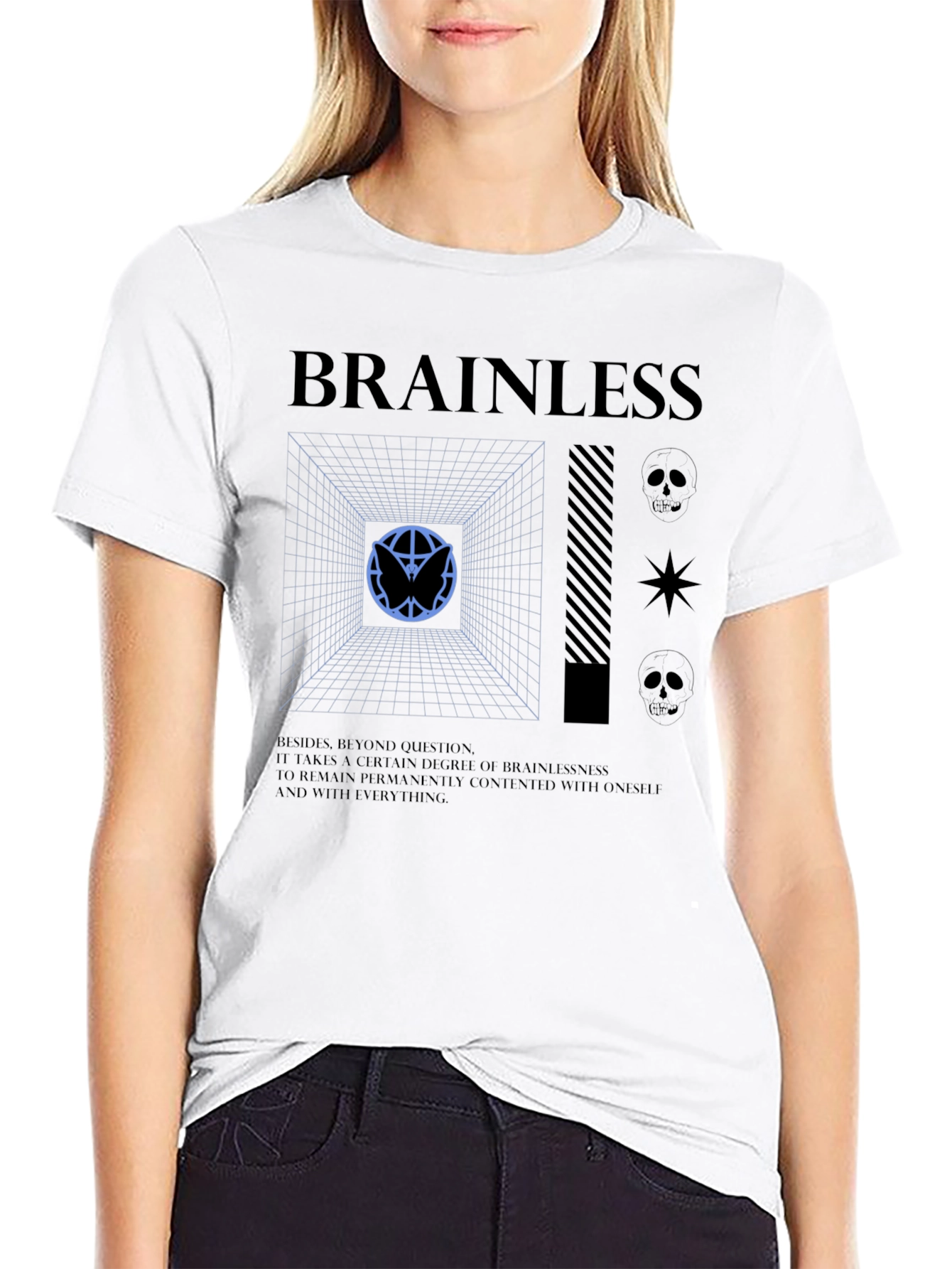 Brainless Graphic T-Shirt: Edgy Streetwear