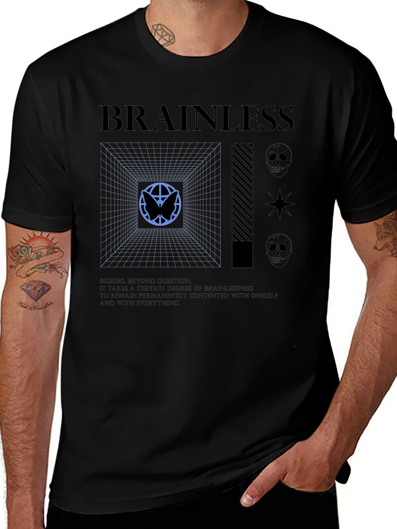 Brainless Graphic T-Shirt: Edgy Streetwear