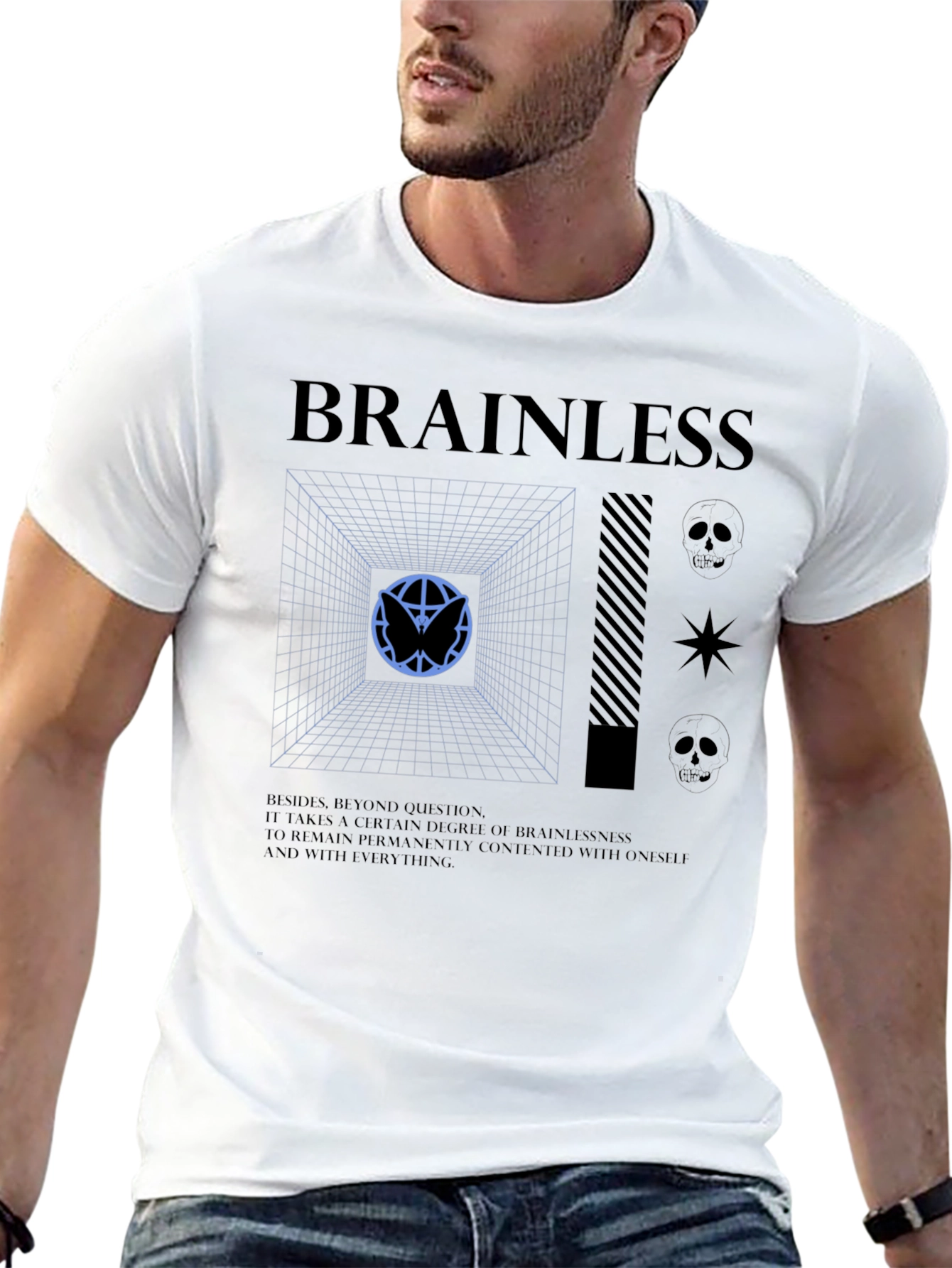Brainless Graphic T-Shirt: Edgy Streetwear