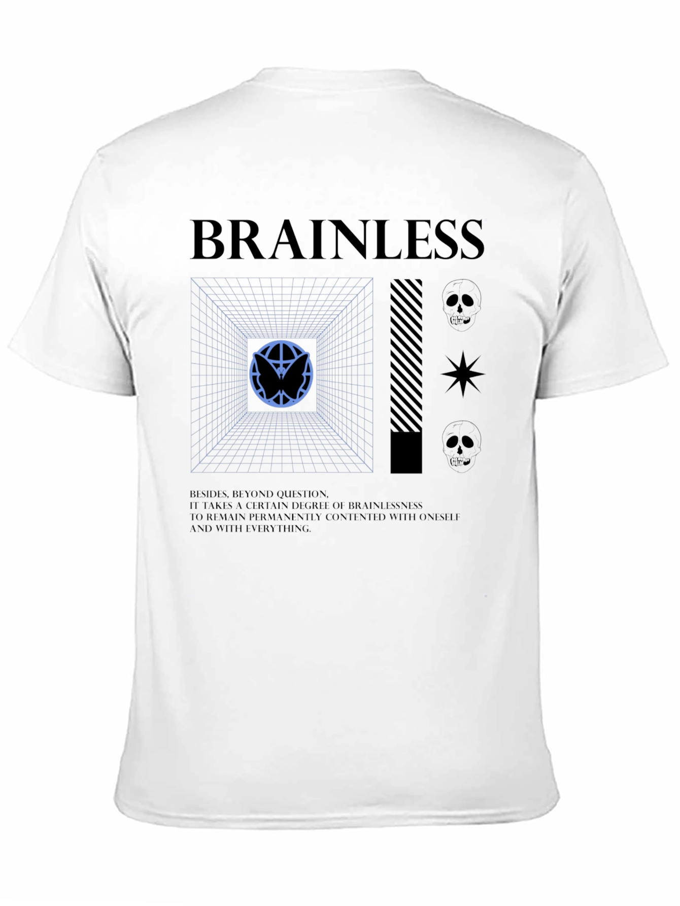 Brainless Graphic T-Shirt: Edgy Streetwear