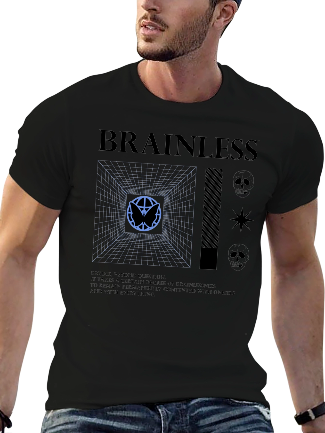 Brainless Graphic T-Shirt: Edgy Streetwear