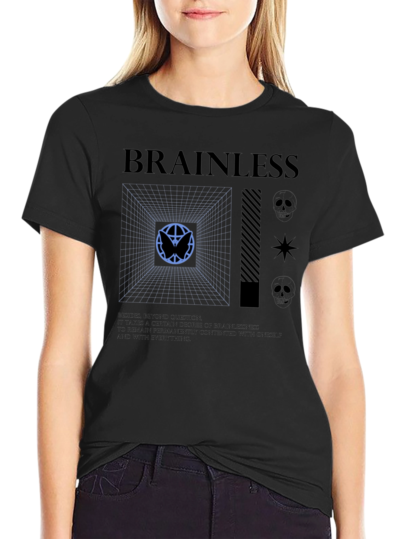 Brainless Graphic T-Shirt: Edgy Streetwear