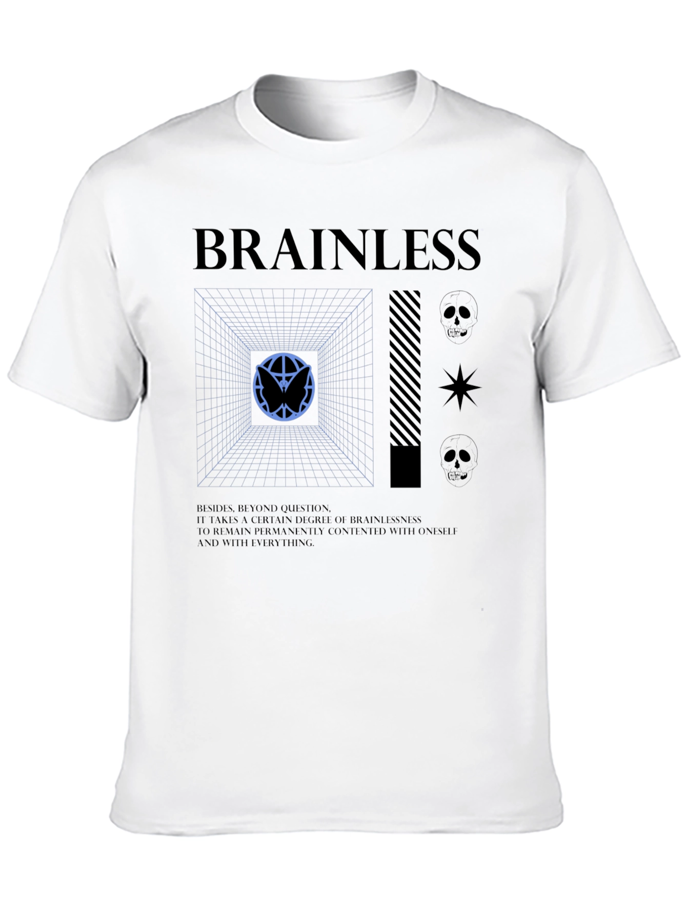 Brainless Graphic T-Shirt: Edgy Streetwear