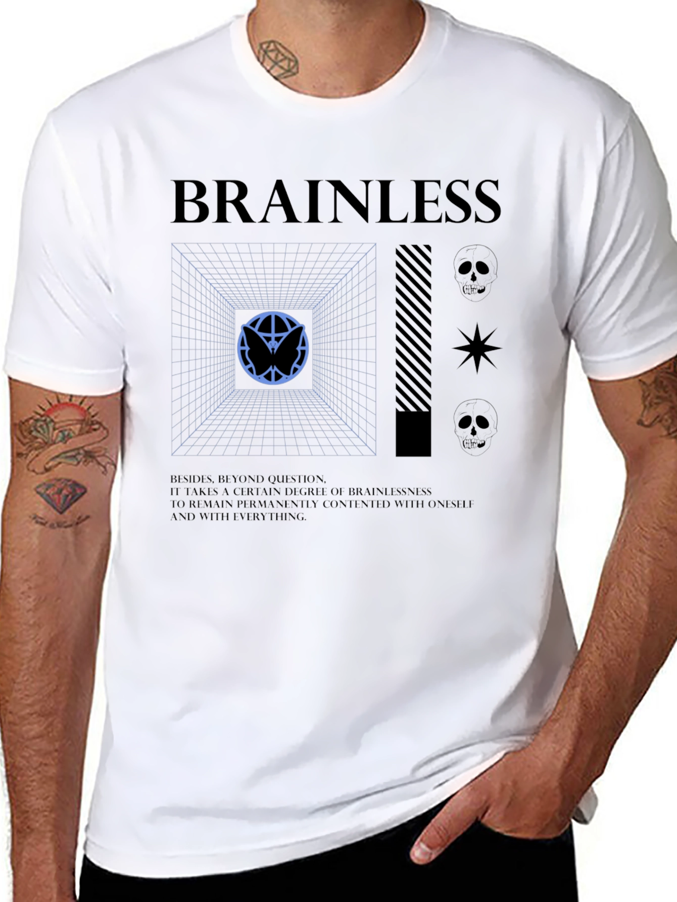Brainless Graphic T-Shirt: Edgy Streetwear