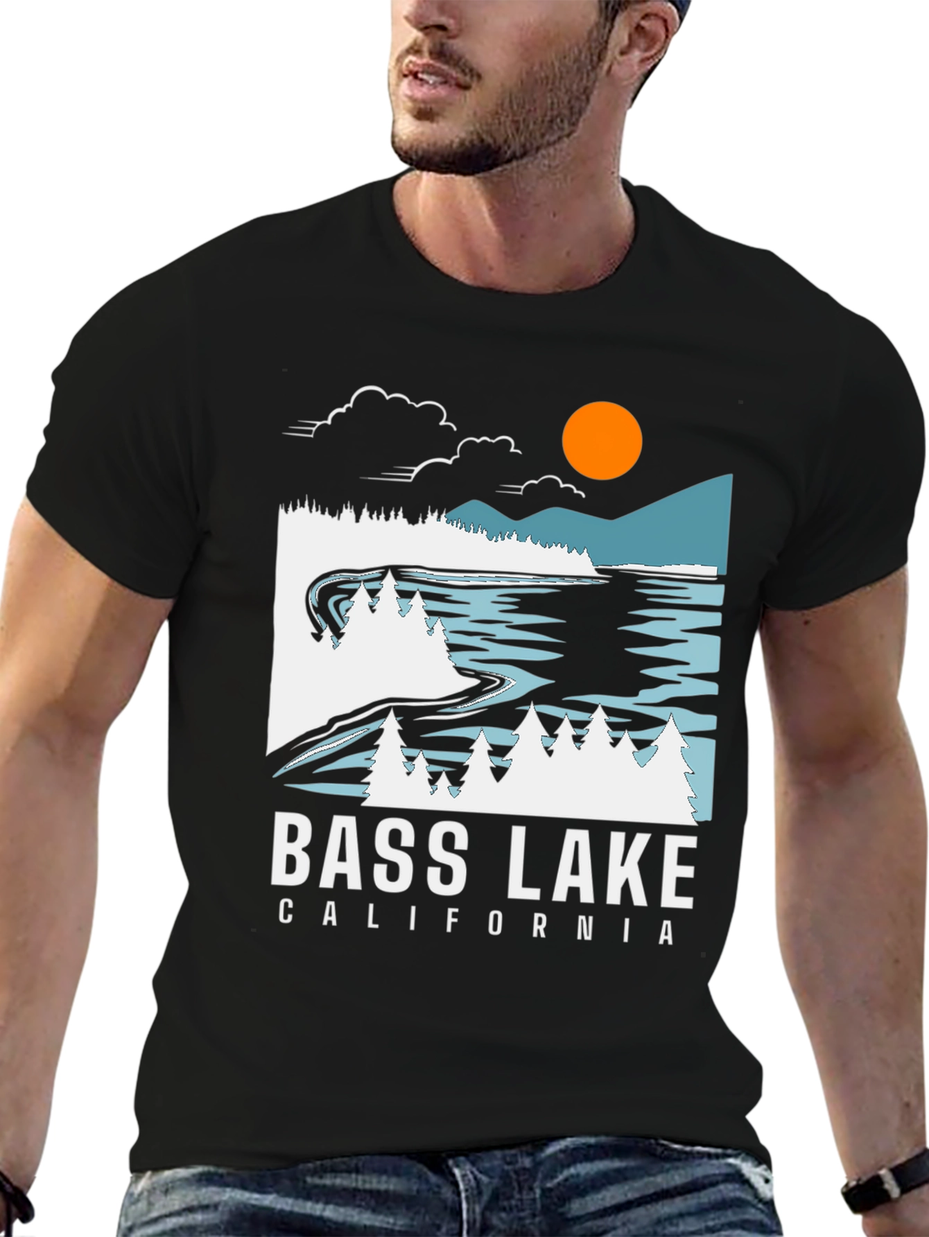 Bass Lake California Graphic Tee