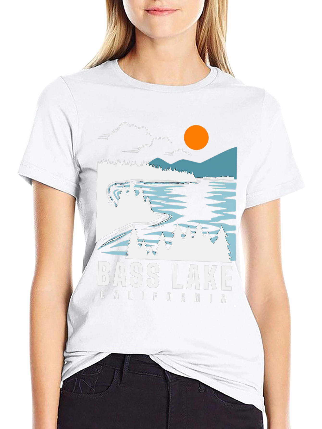 Bass Lake California Graphic Tee