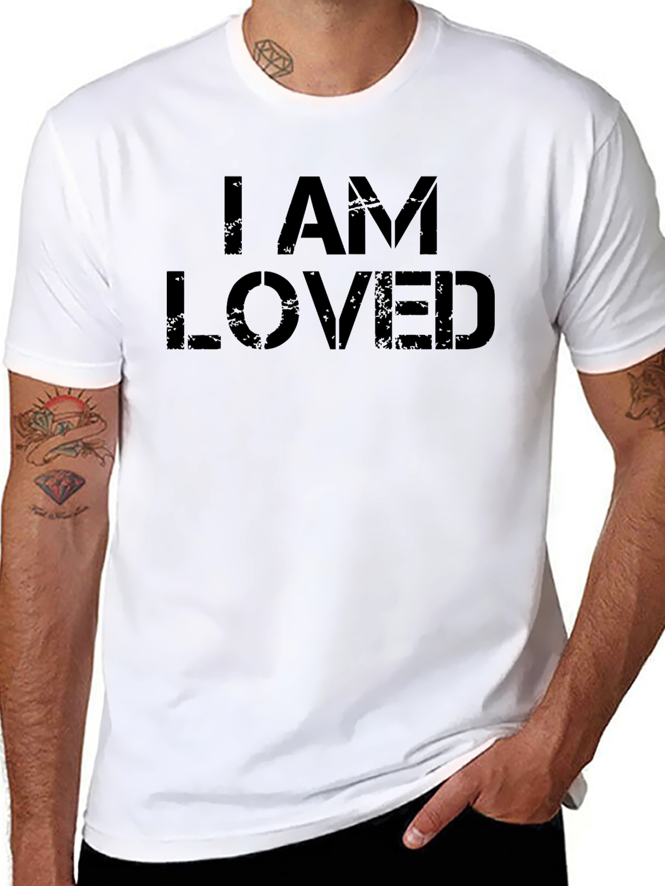 I AM LOVED Graphic T-Shirt - Soft Cotton Blend