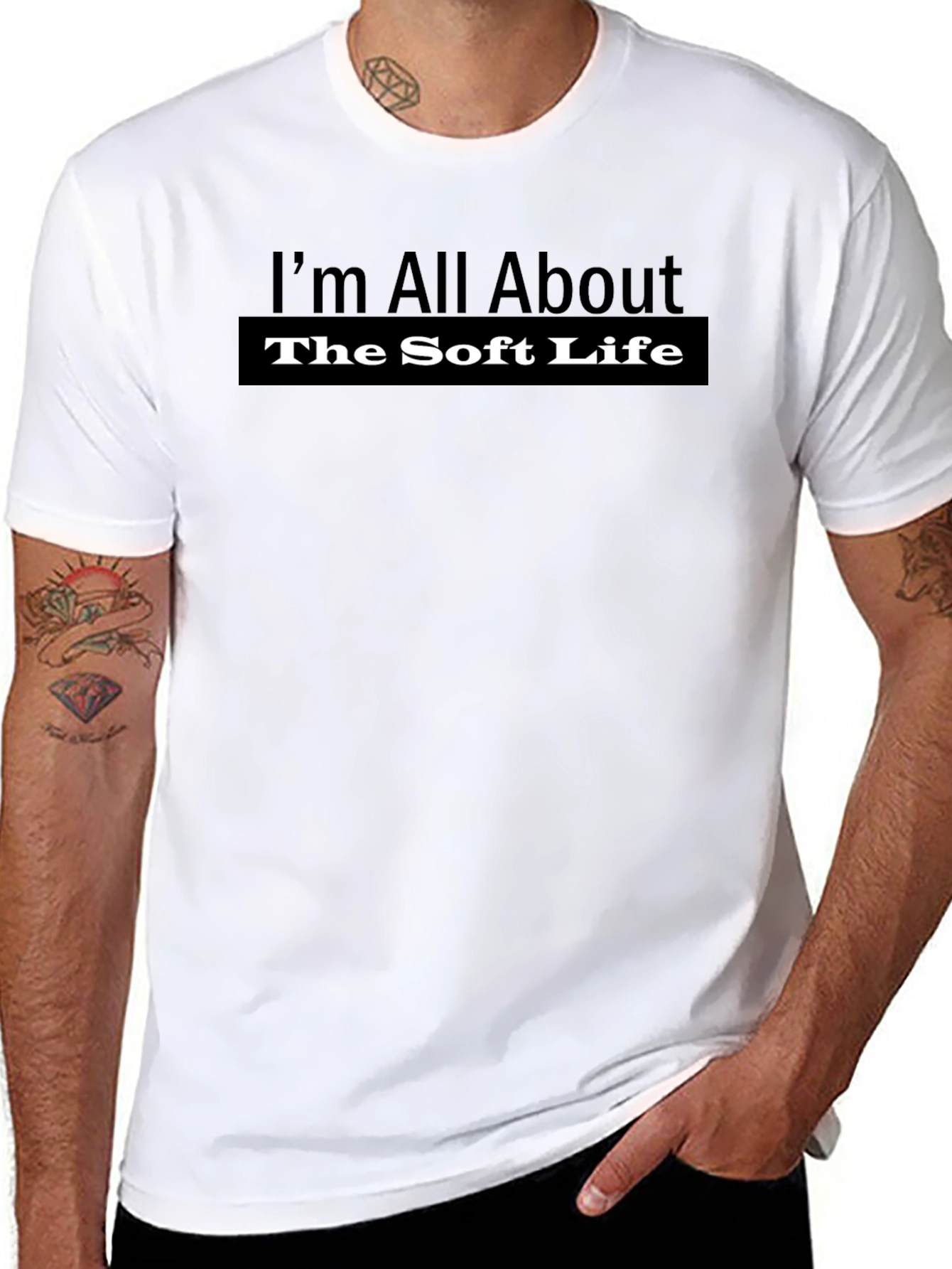 Soft Life Graphic Tee - Stylish Comfort