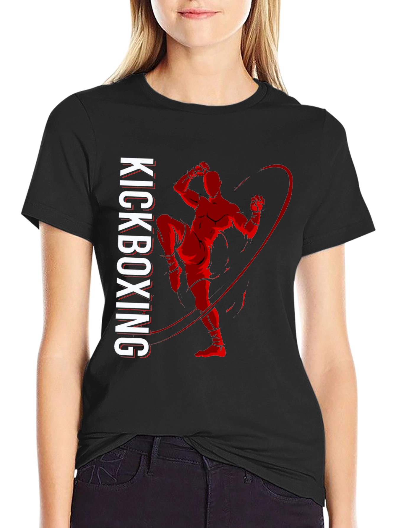 Kickboxing Graphic T-Shirt - Martial Arts Tee