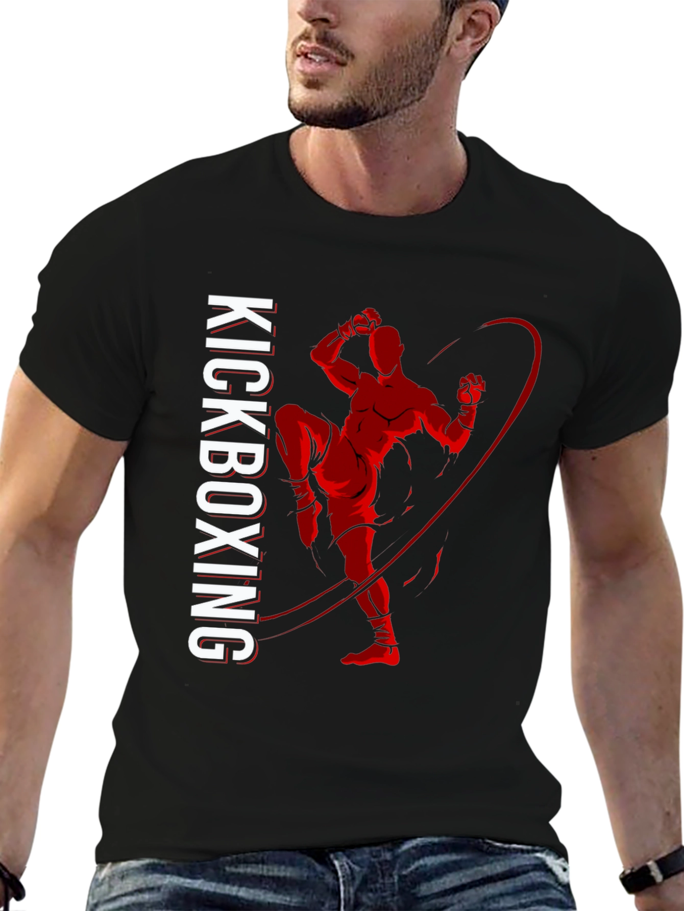 Kickboxing Graphic T-Shirt - Martial Arts Tee