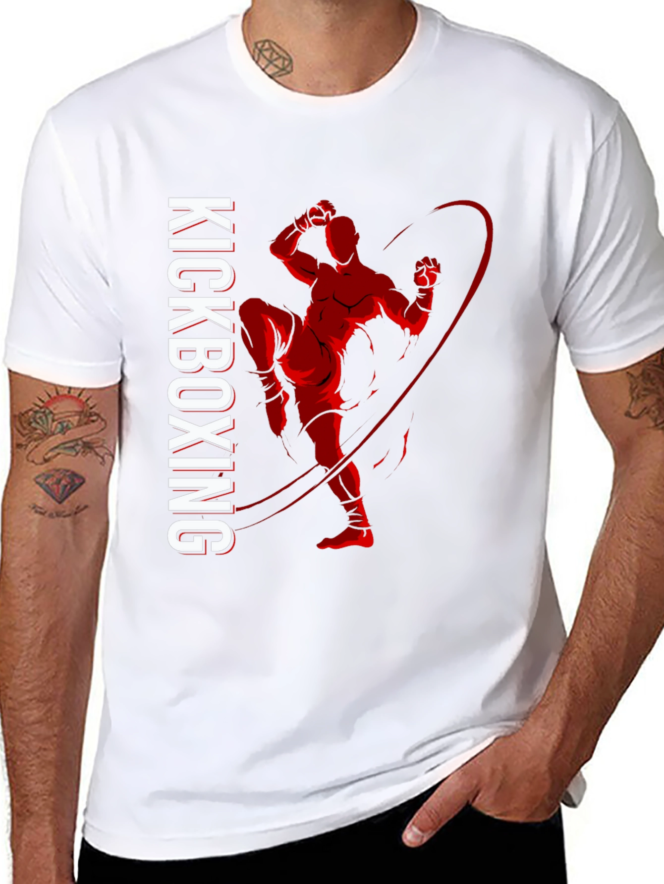 Kickboxing Graphic T-Shirt - Martial Arts Tee