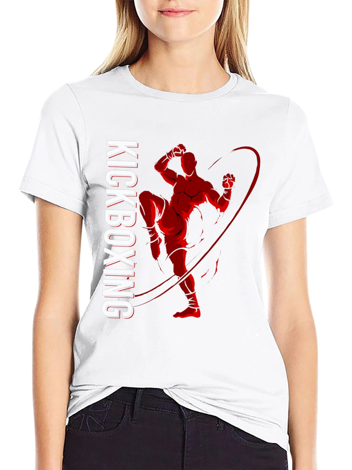 Kickboxing Graphic T-Shirt - Martial Arts Tee