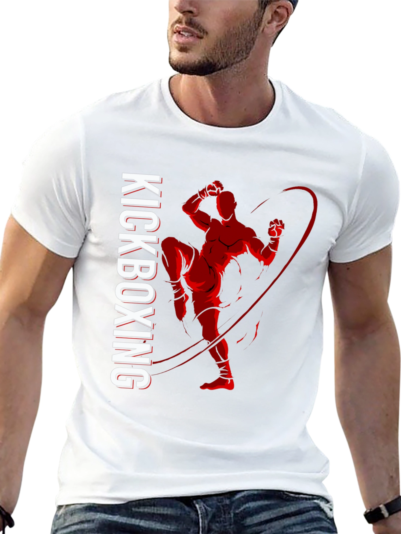 Kickboxing Graphic T-Shirt - Martial Arts Tee