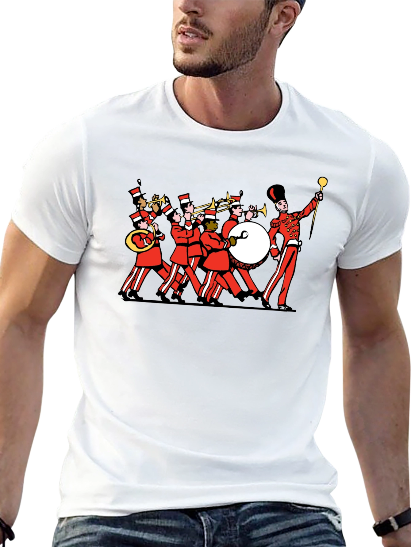 Marching Band T-Shirt - Novelty Graphic Tee
