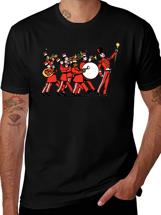 Marching Band T-Shirt - Novelty Graphic Tee