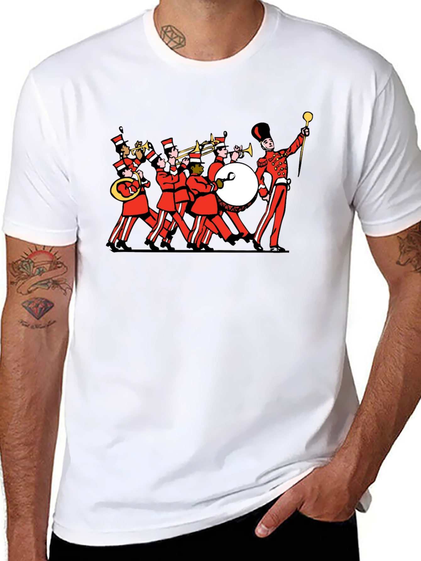 Marching Band T-Shirt - Novelty Graphic Tee