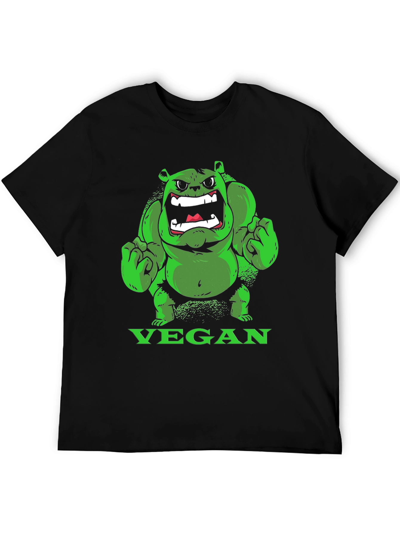Vegan Hulk T-Shirt - Green Monster Tee
