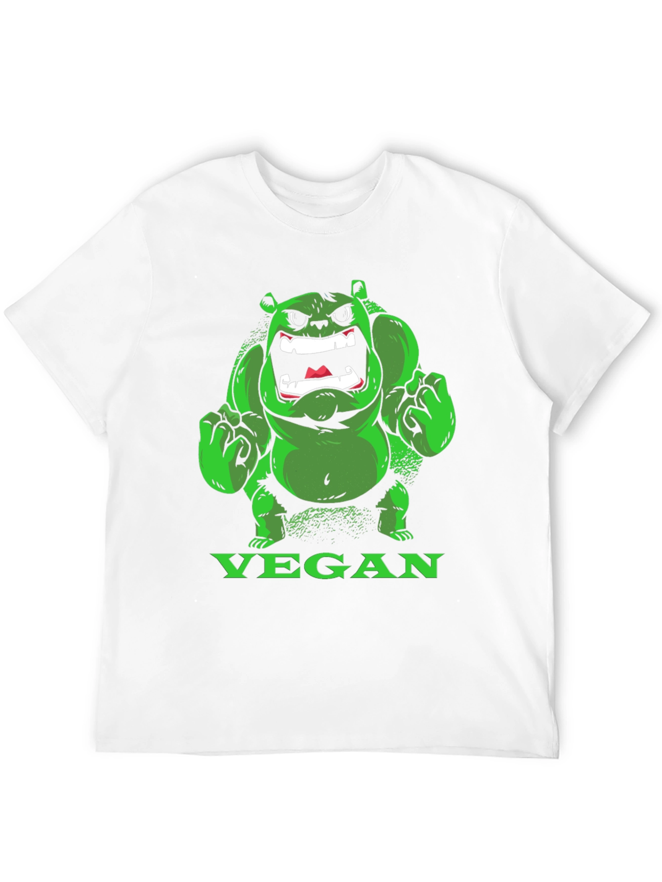 Vegan Hulk T-Shirt - Green Monster Tee