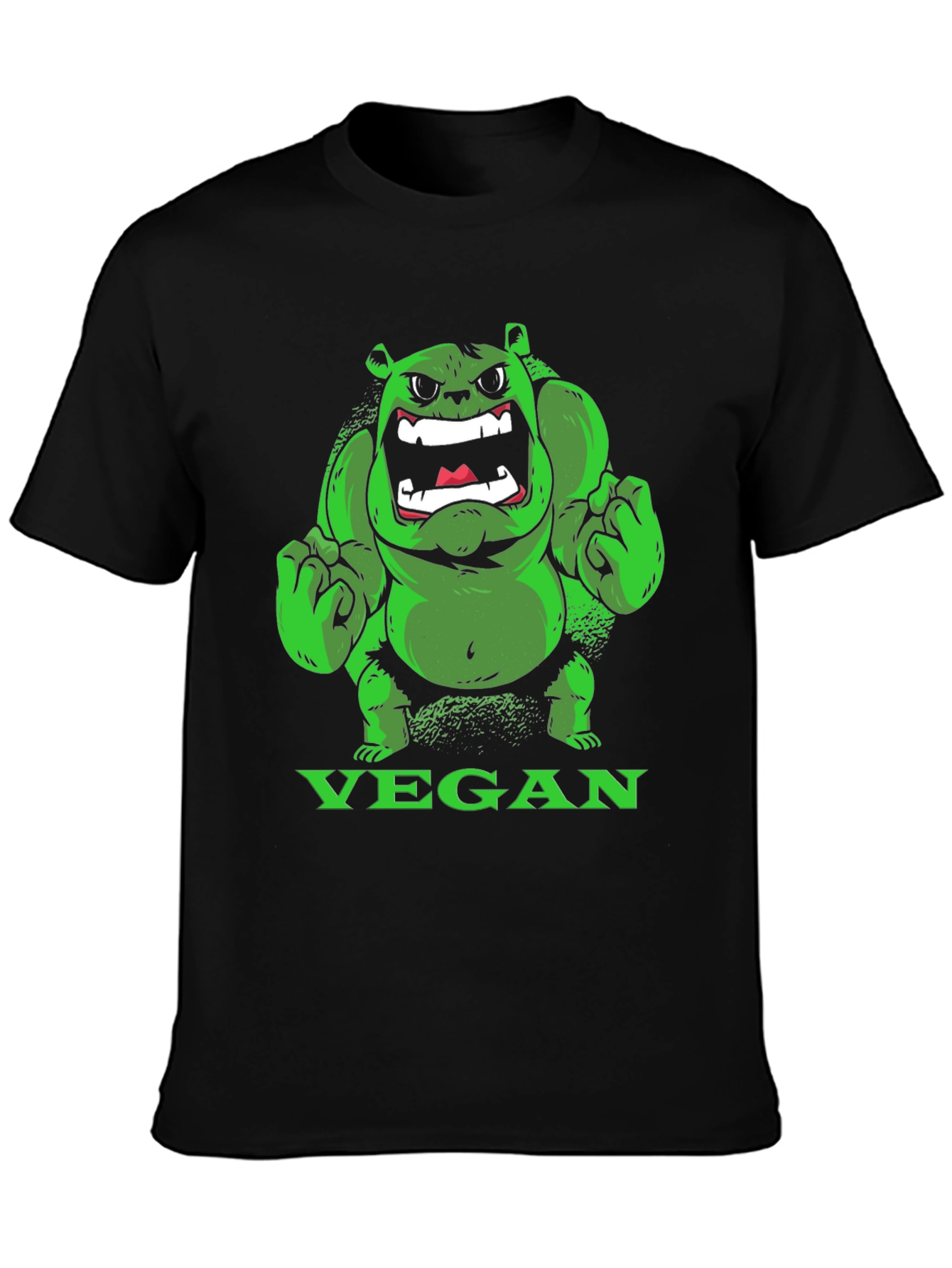 Vegan Hulk T-Shirt - Green Monster Tee