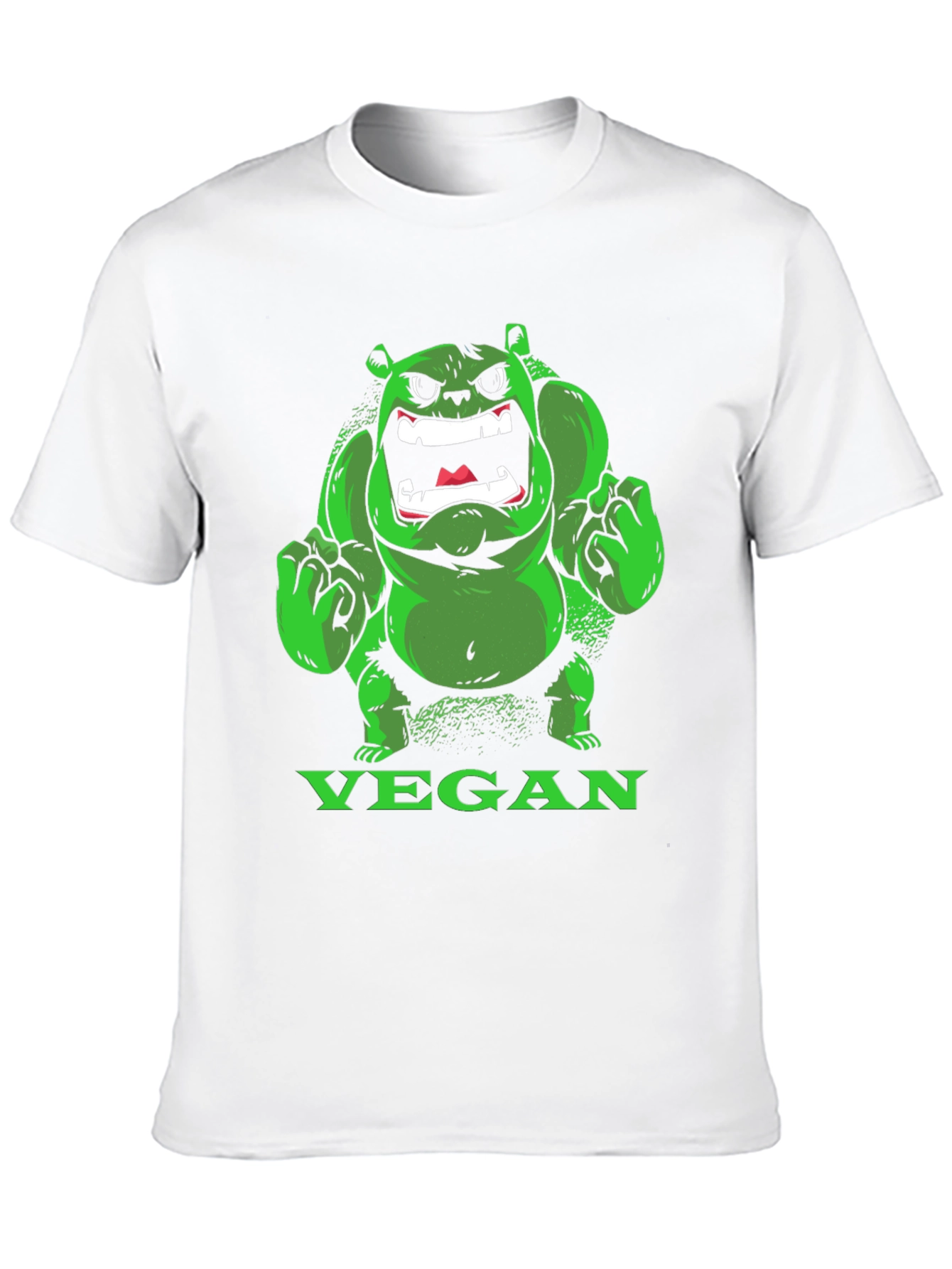 Vegan Hulk T-Shirt - Green Monster Tee