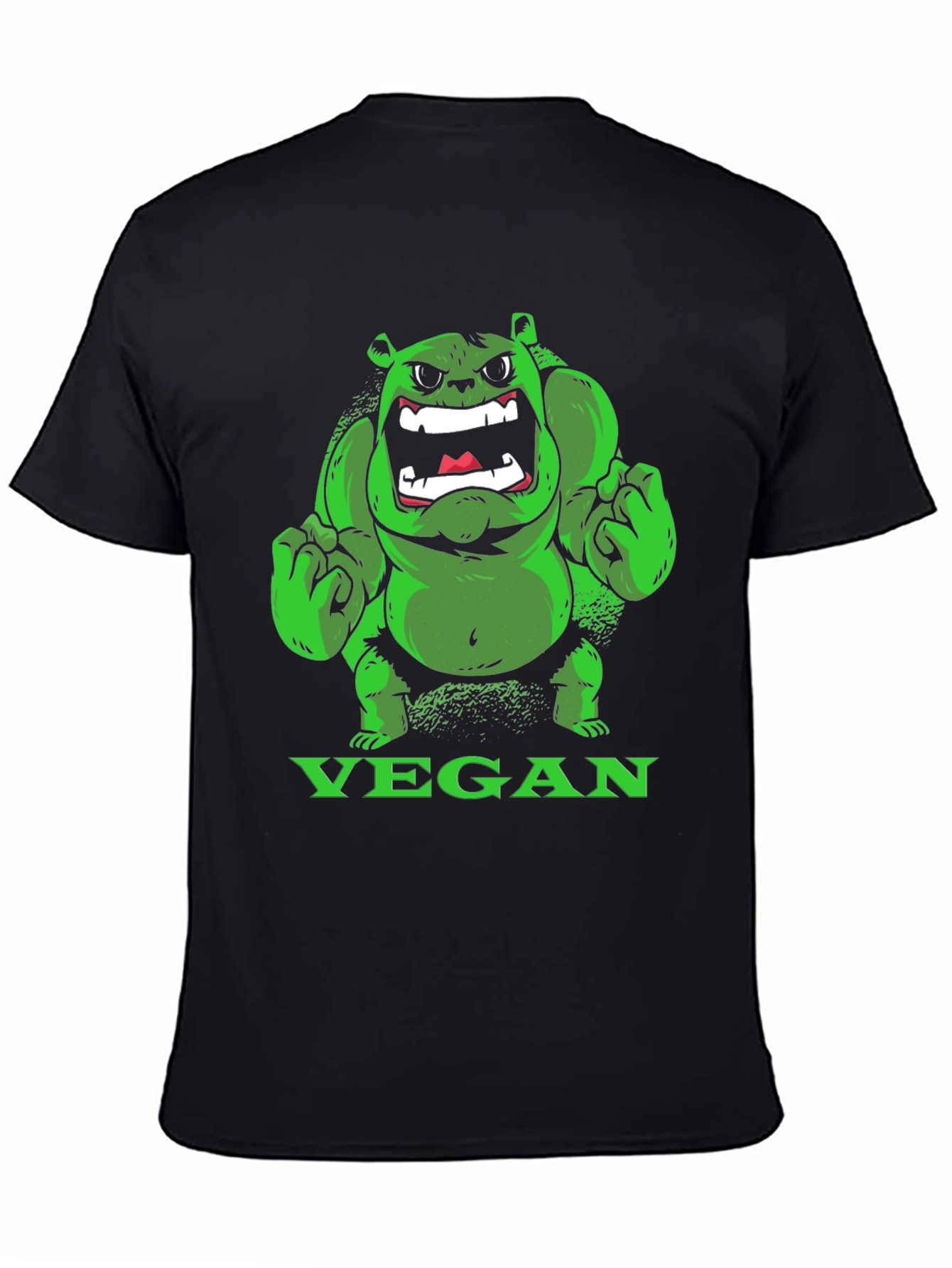 Vegan Hulk T-Shirt - Green Monster Tee