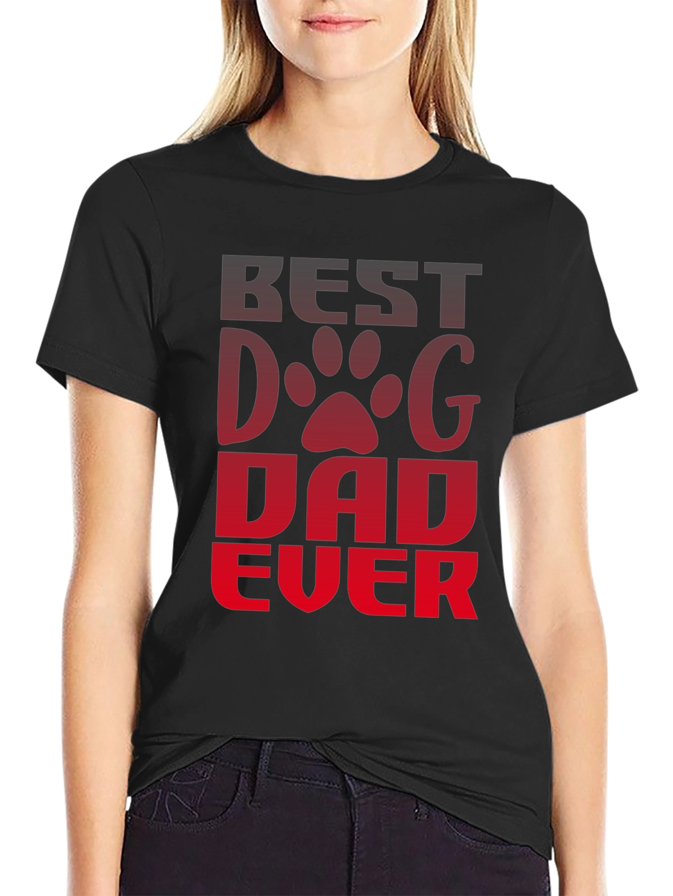 Best Dog Dad Ever Graphic T-Shirt