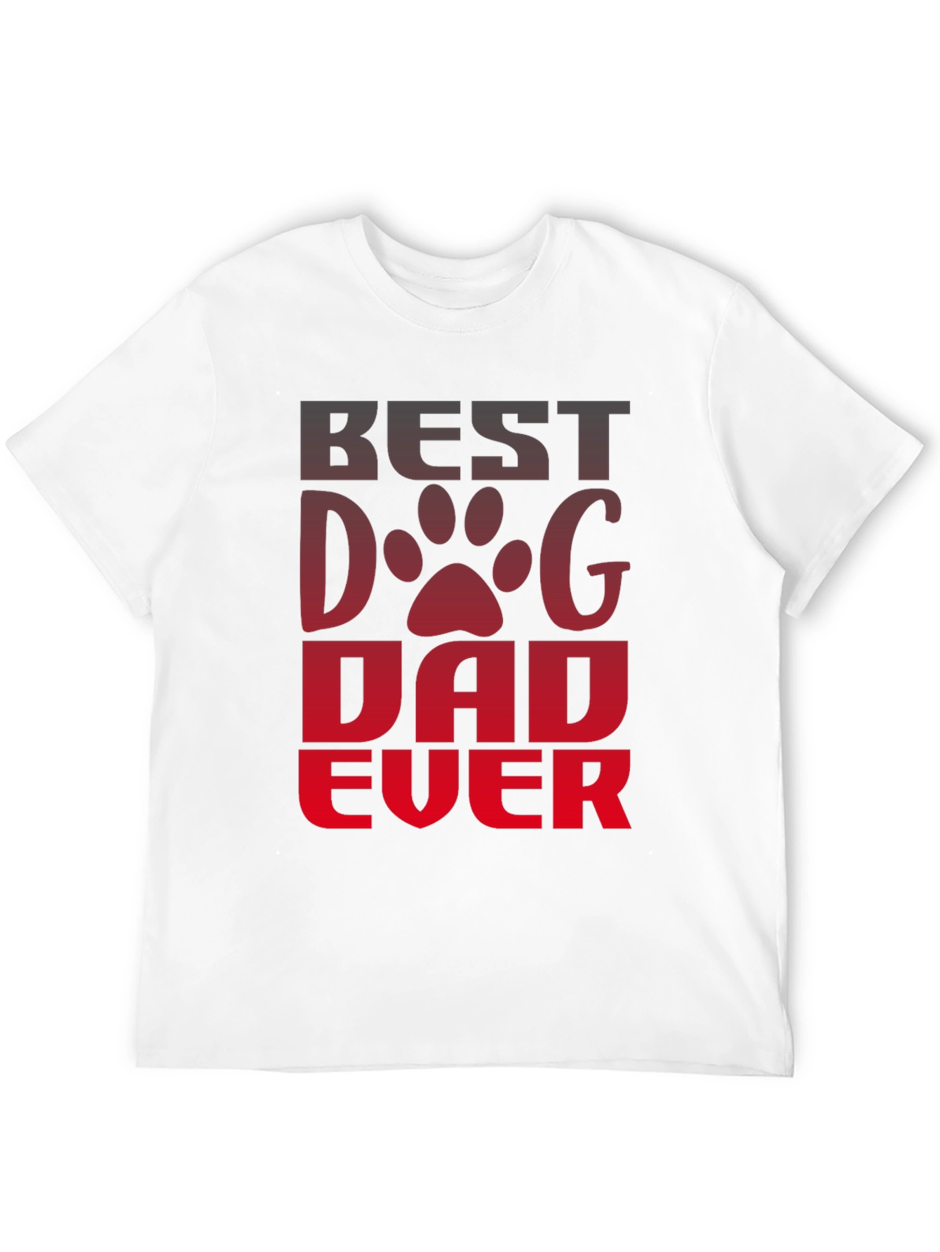 Best Dog Dad Ever Graphic T-Shirt