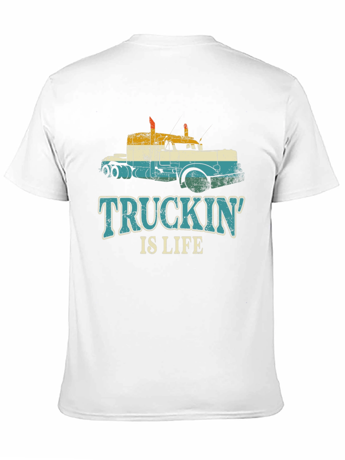 Truckin Is Life T-Shirt - Retro Trucker Tee
