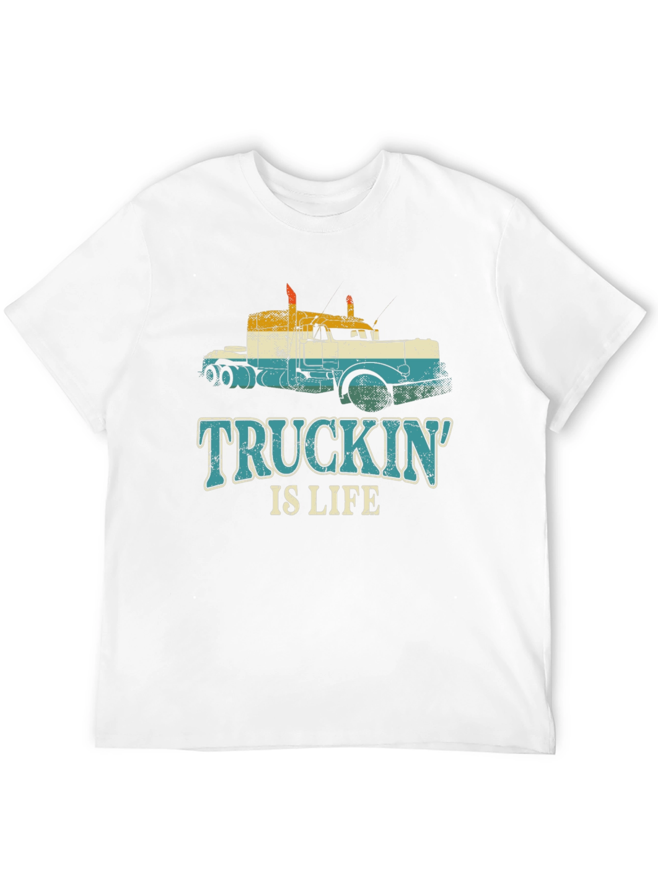 Truckin Is Life T-Shirt - Retro Trucker Tee