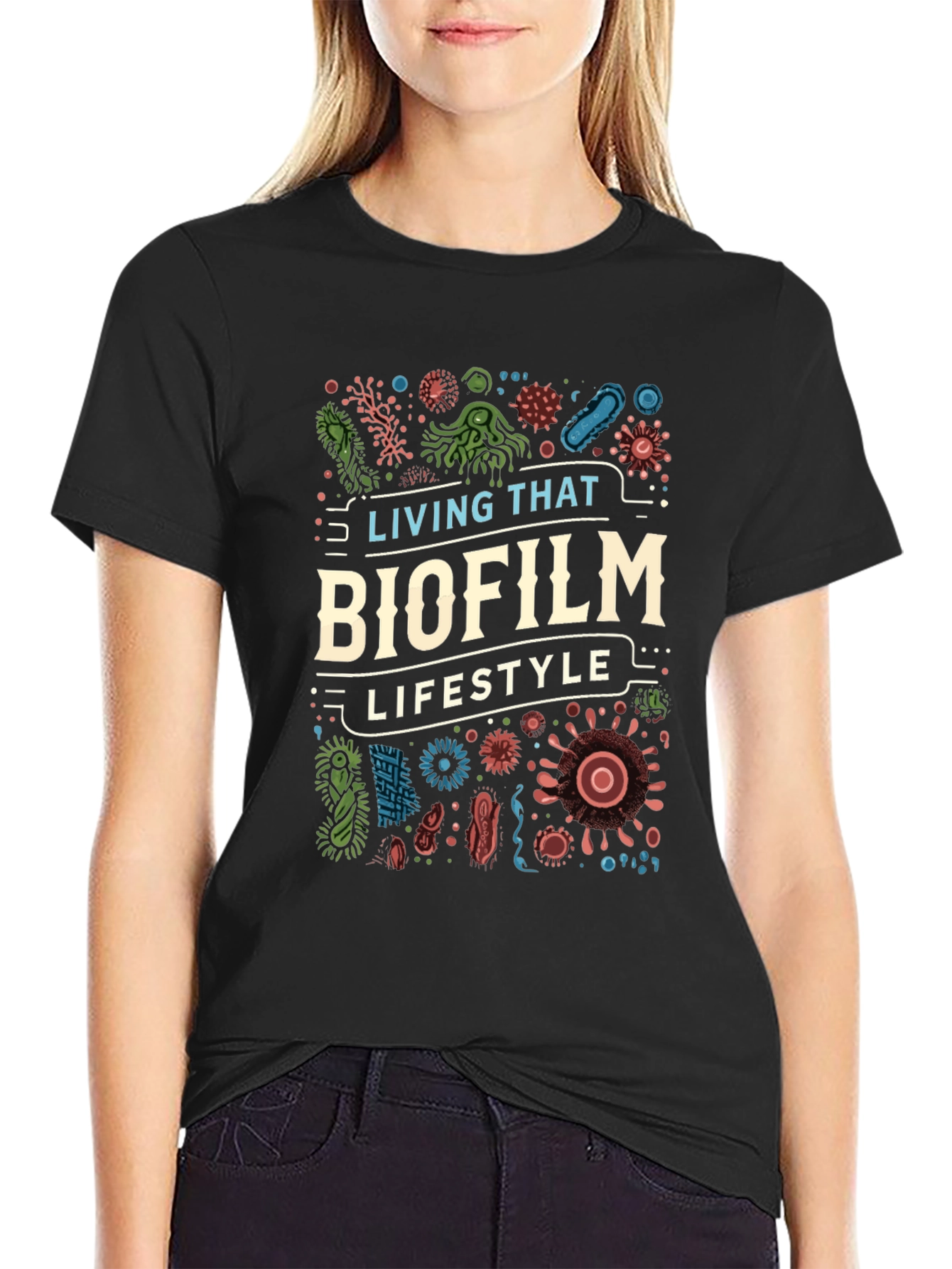 Biofilm Lifestyle Graphic T-Shirt