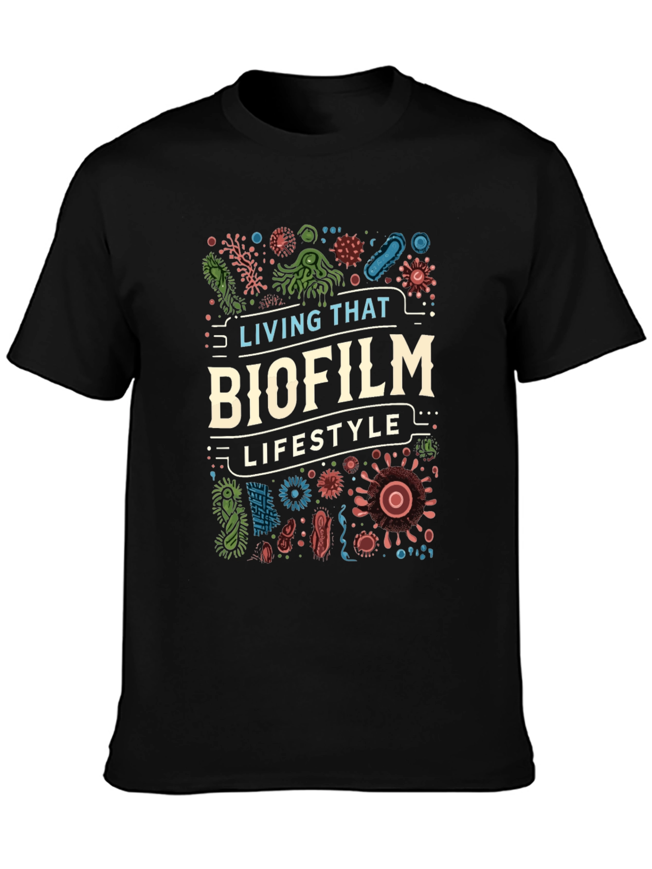Biofilm Lifestyle Graphic T-Shirt