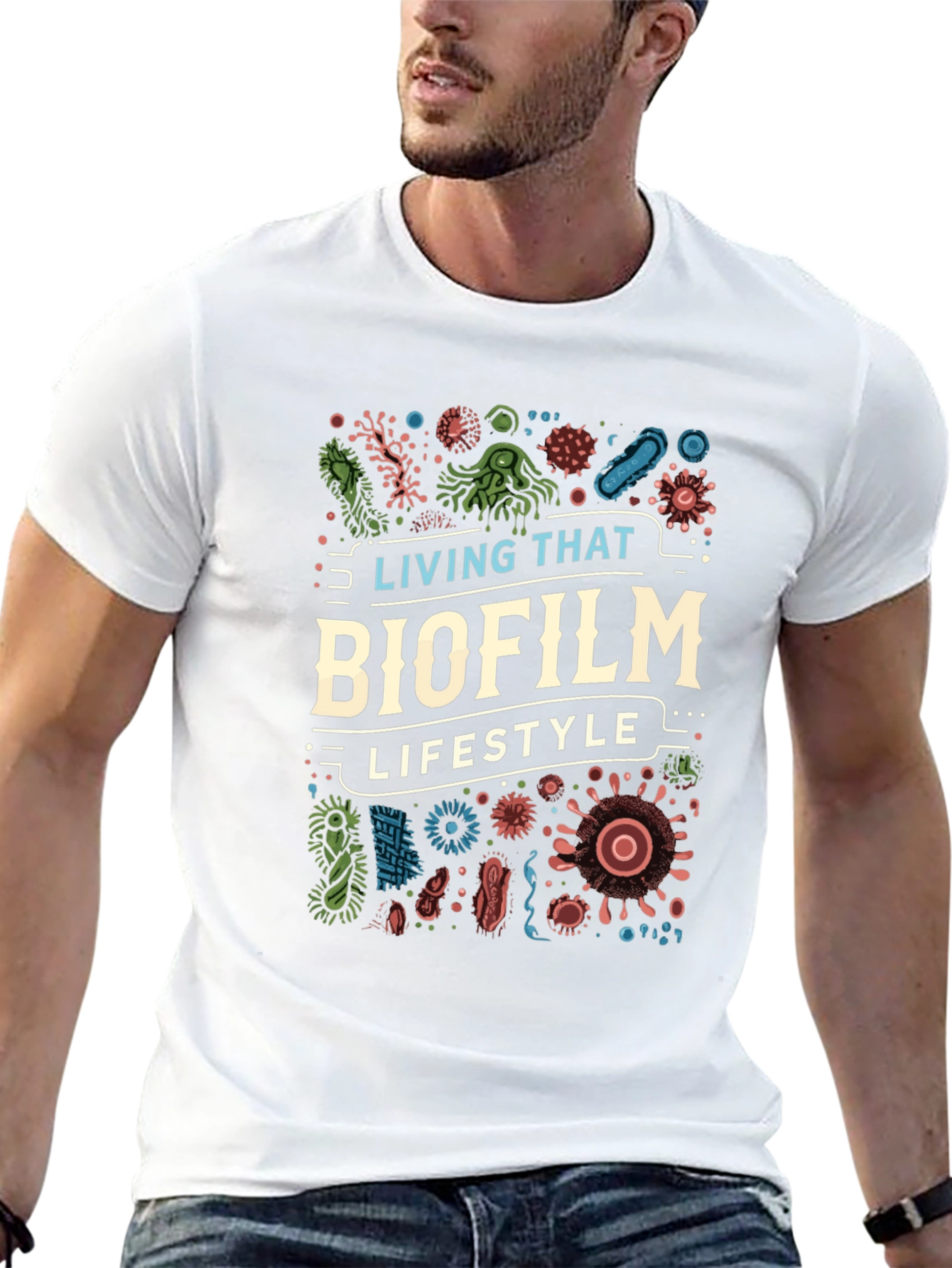 Biofilm Lifestyle Graphic T-Shirt
